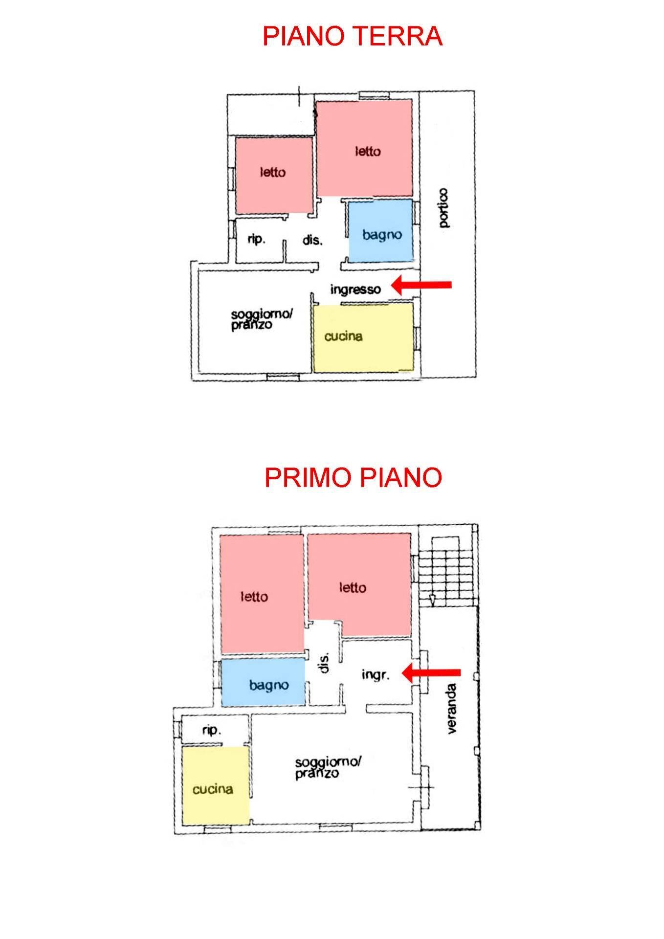 Foto 21 - Independent house via biverare
 
10/h, Mesola - floor plans 1