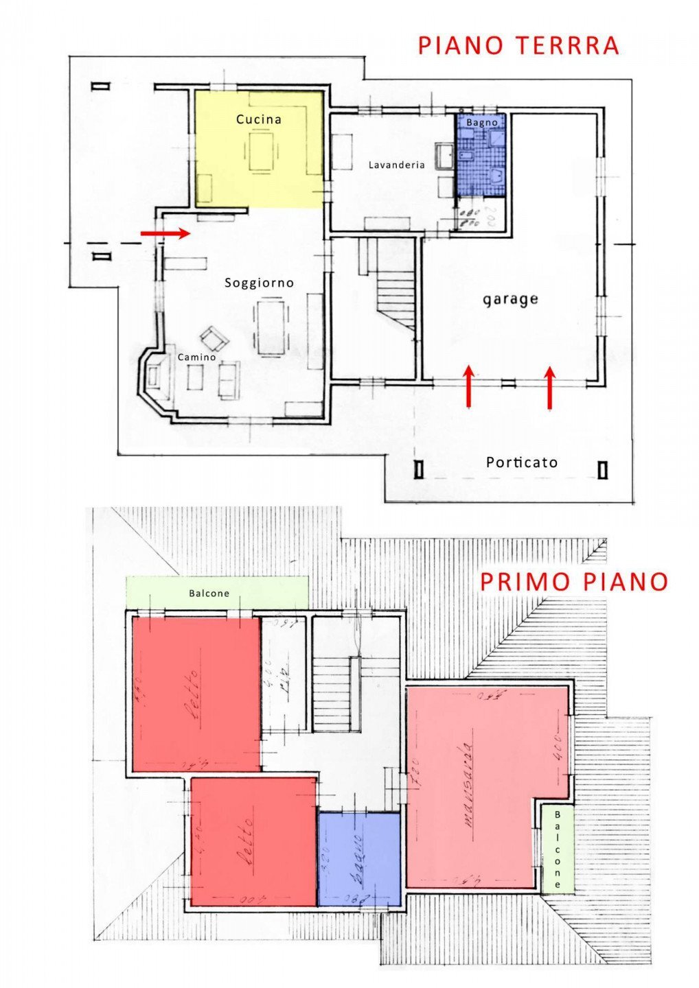 Foto 25 - Independent house via piave
 
10/h, Codigoro - floor plans 1