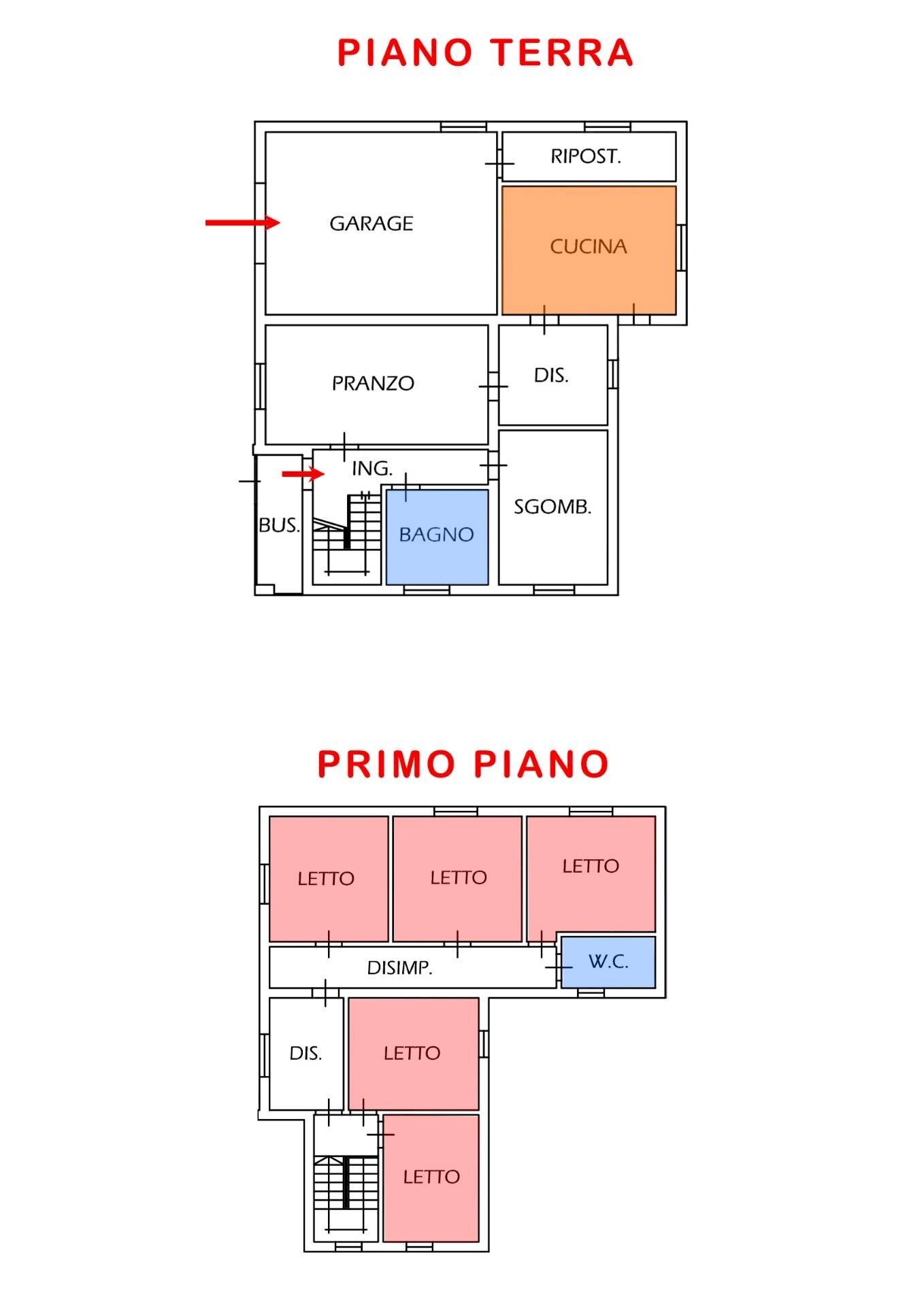 Foto 38 - Casa indipendente via piave
 
10/h, Codigoro - planimetria 1