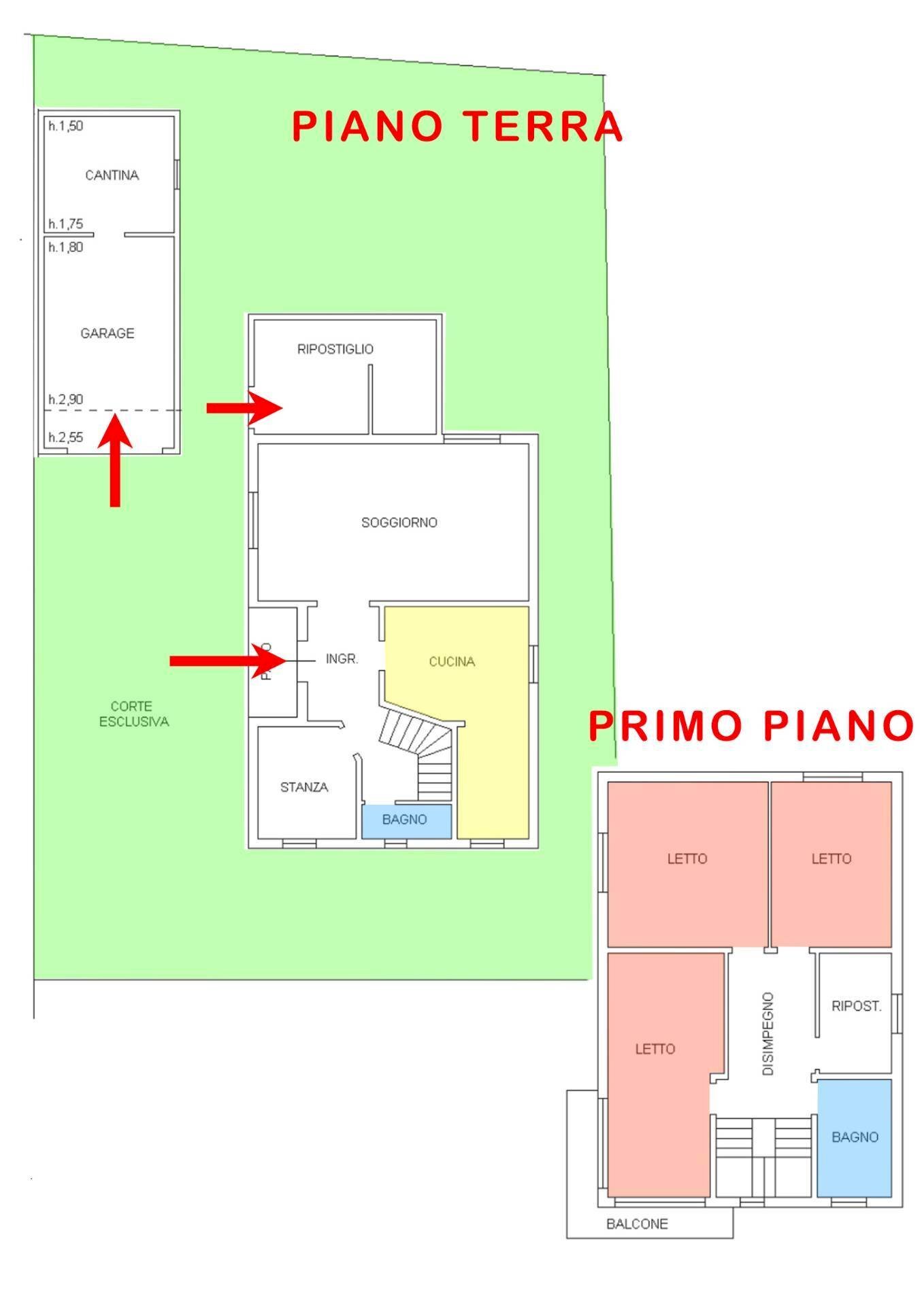 Foto 37 - Independent house via pappi
 
8, Lagosanto - floor plans 1