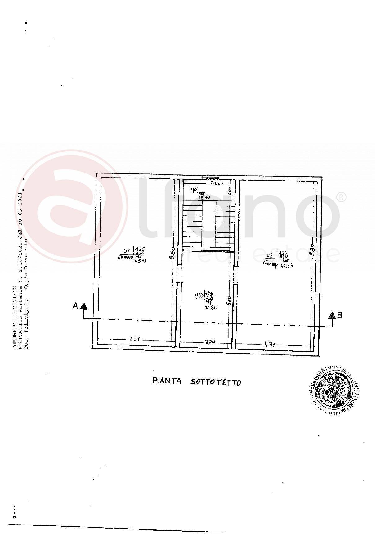 Foto 35 - Villa Via Colle Posta, Picinisco - planimetria 1