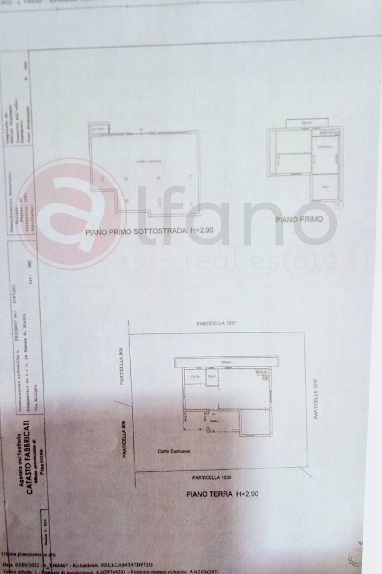 Foto 38 - Villa Via Allegra
 
snc, Alatri - planimetria 1