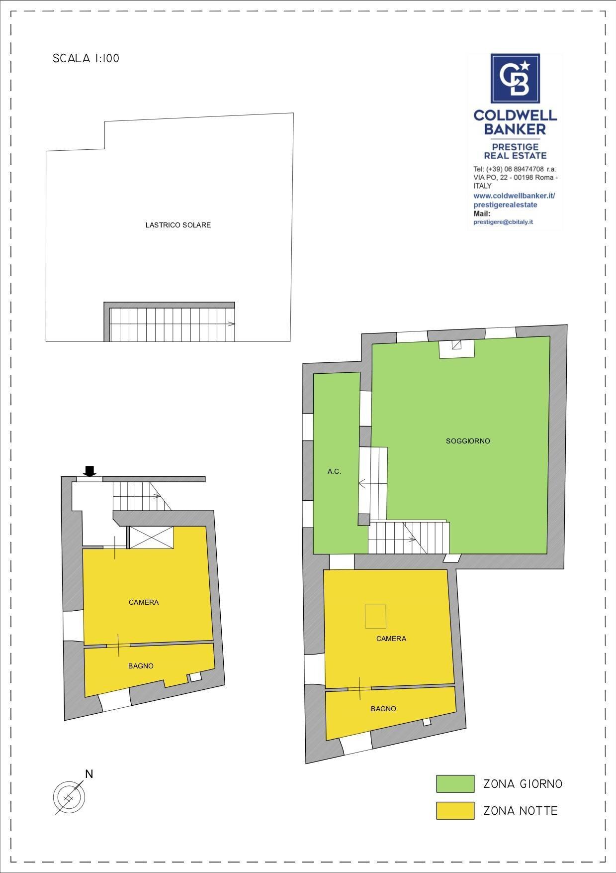 Foto 26 - Quadrilocale Piazza dell'Oca
 
8, Sutri - planimetria 1