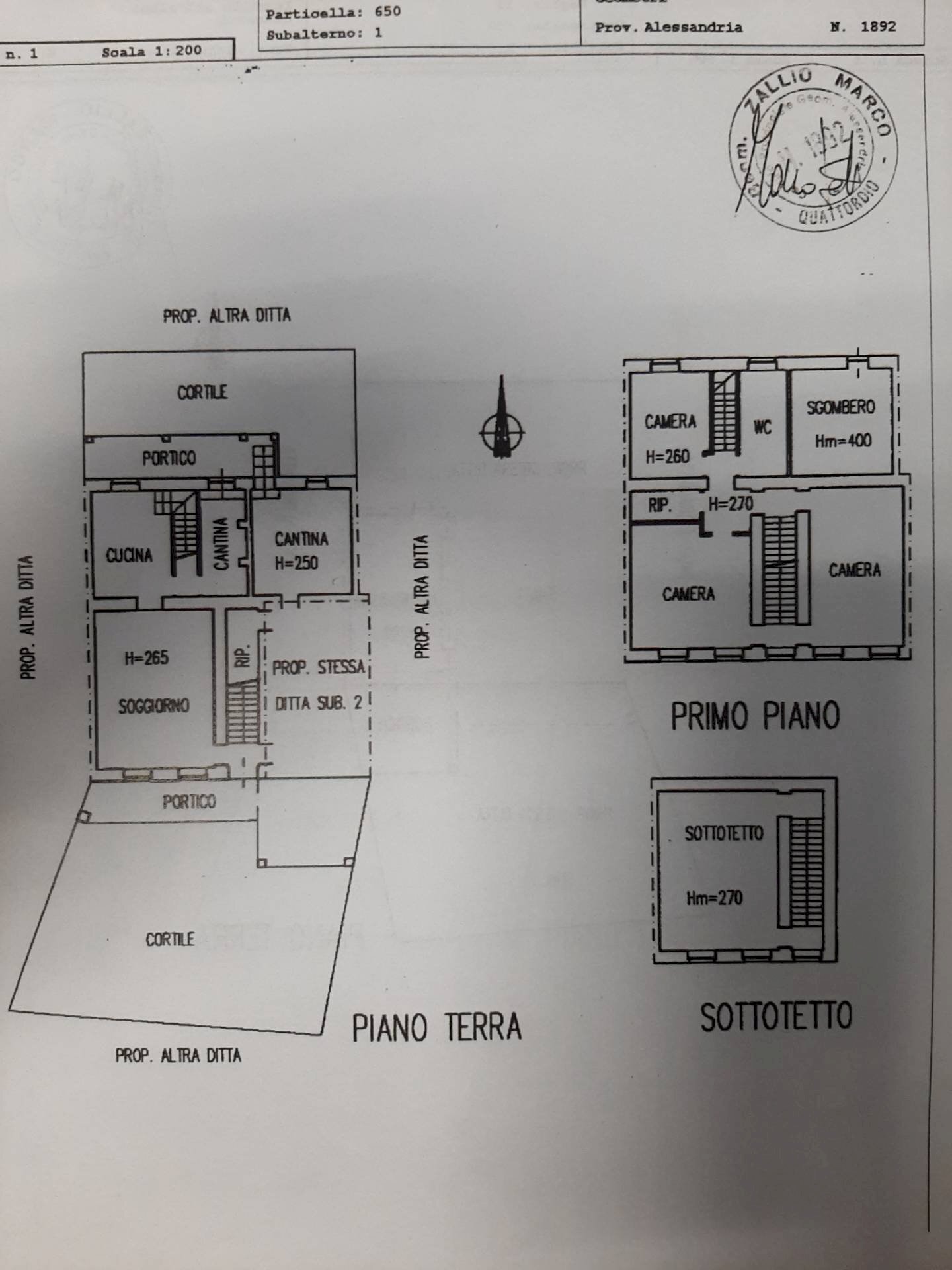 Foto 4 - Independent house Quattordio - floor plans 1