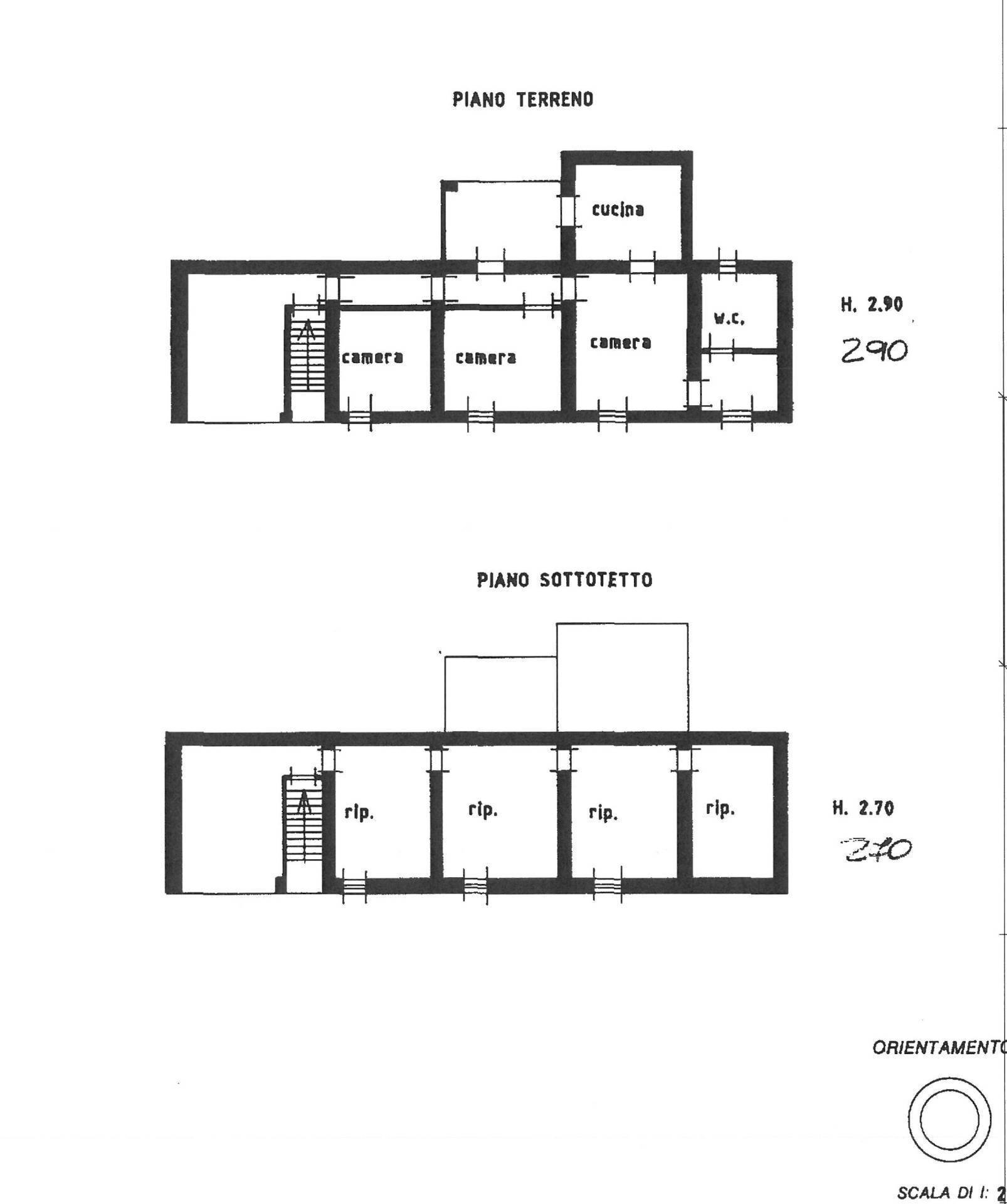 Foto 22 - Casa indipendente Alessandria - planimetria 1