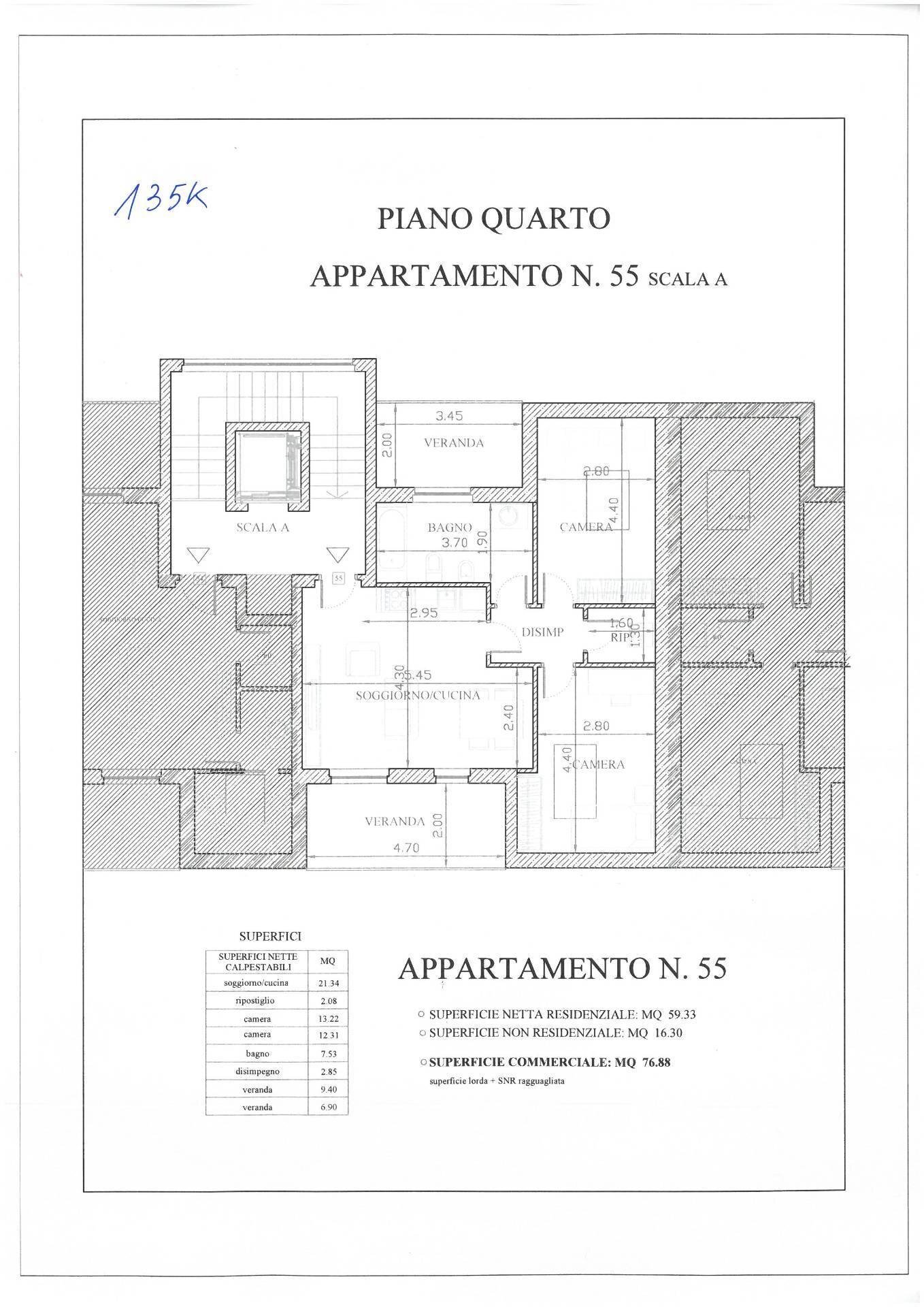 Foto 36 - Appartamento Alessandria - planimetria 1
