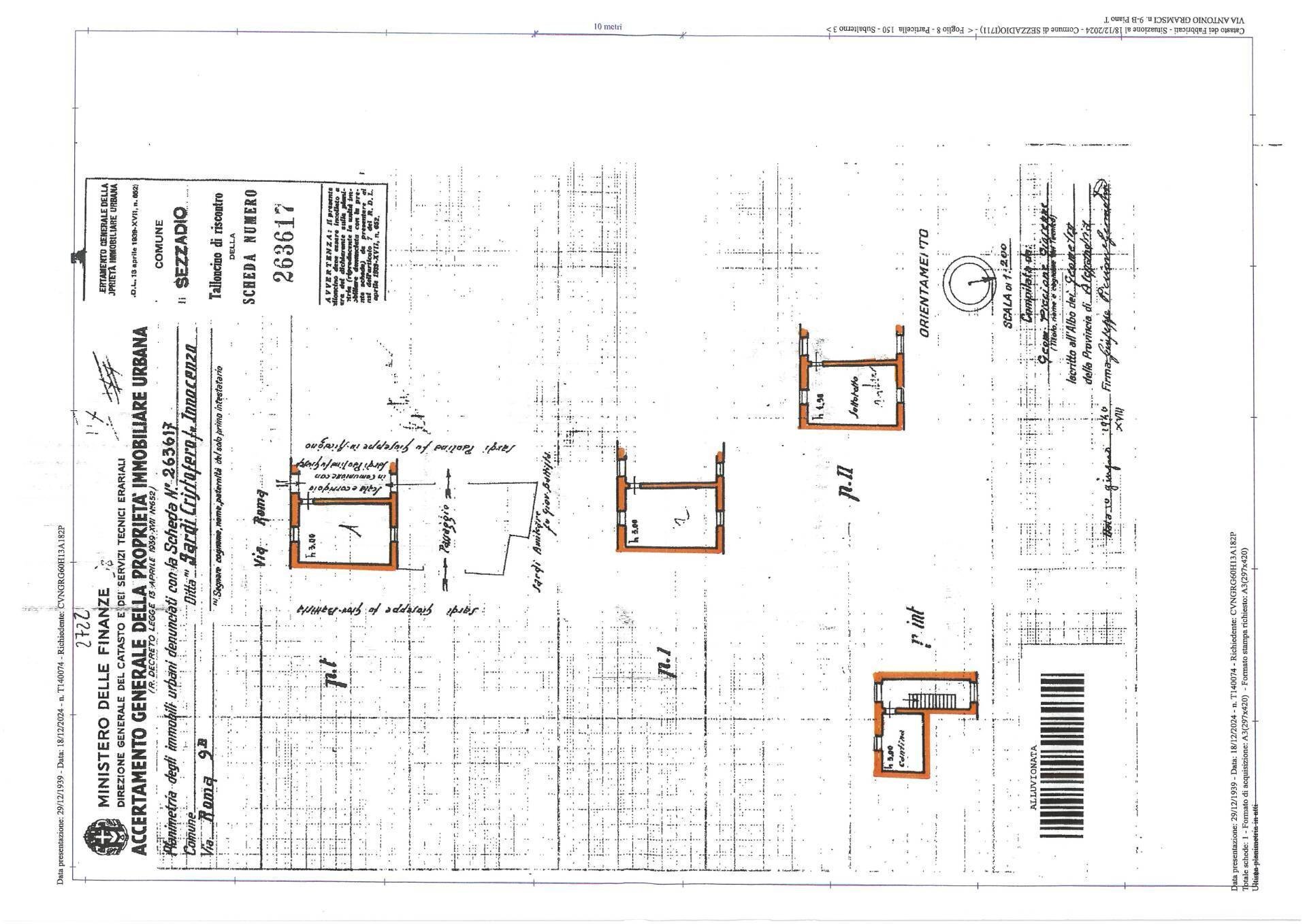Foto 23 - Casa indipendente Sezzadio - planimetria 1