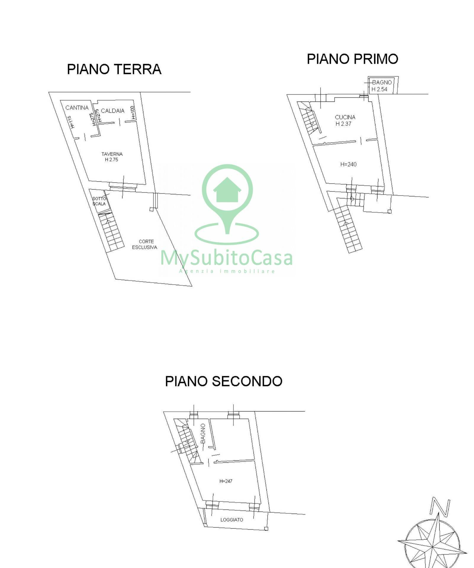 Foto 26 - Casa semi indipendente via roma, Mura - planimetria 1