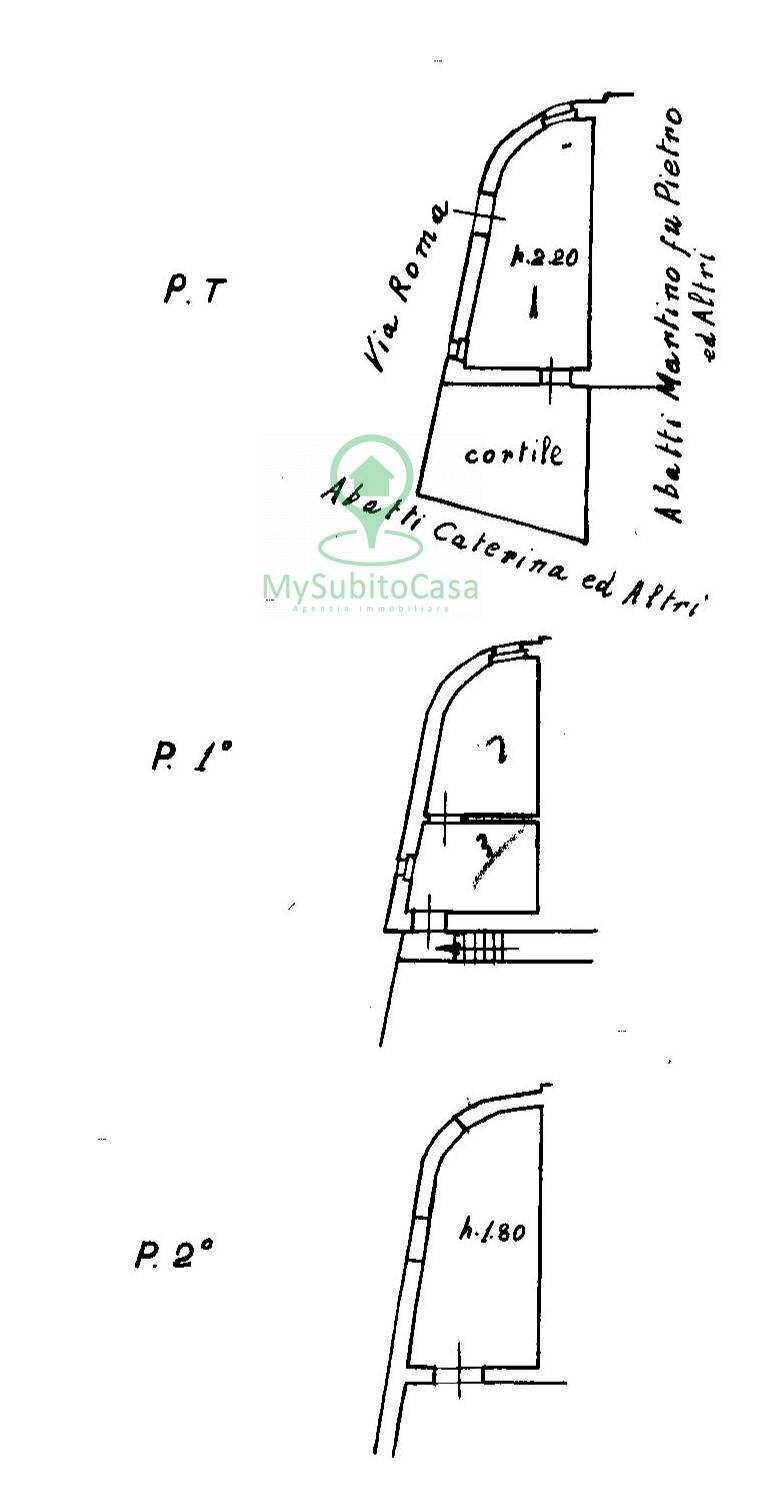 Foto 7 - Rustico piazza paolo VI, Mura - planimetria 1