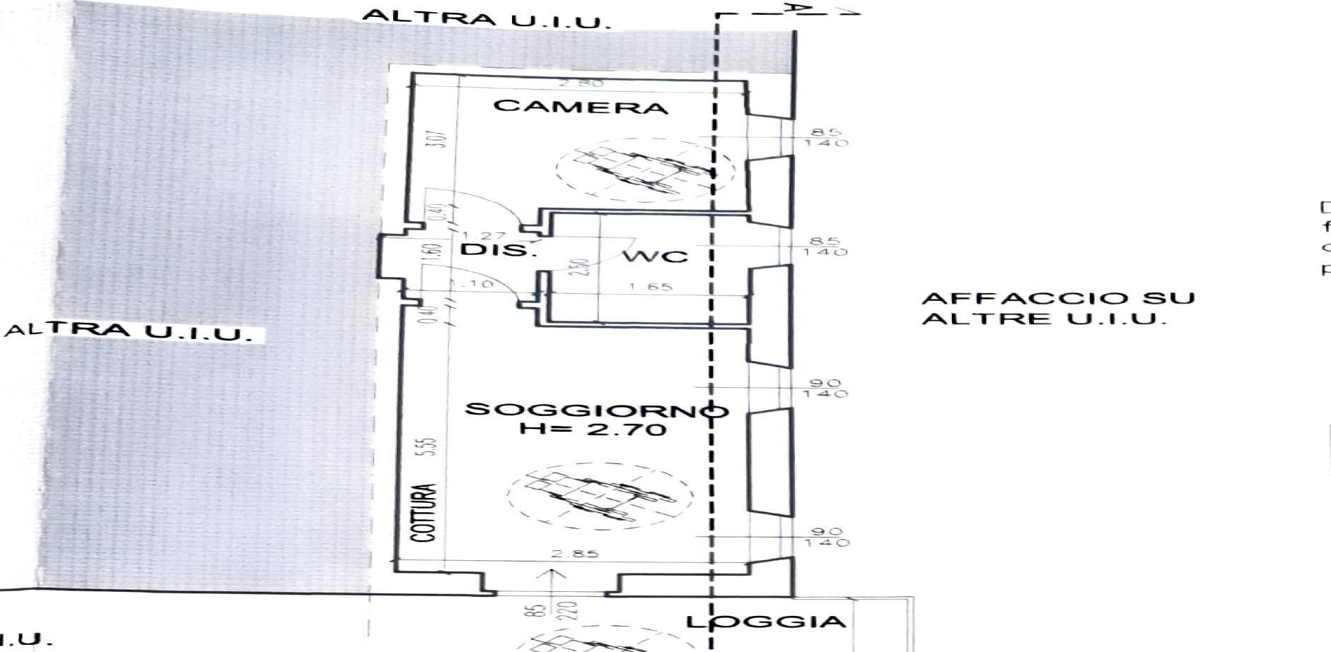 Foto 28 - Bilocale linda rovera
 
26, Castronno - planimetria 1