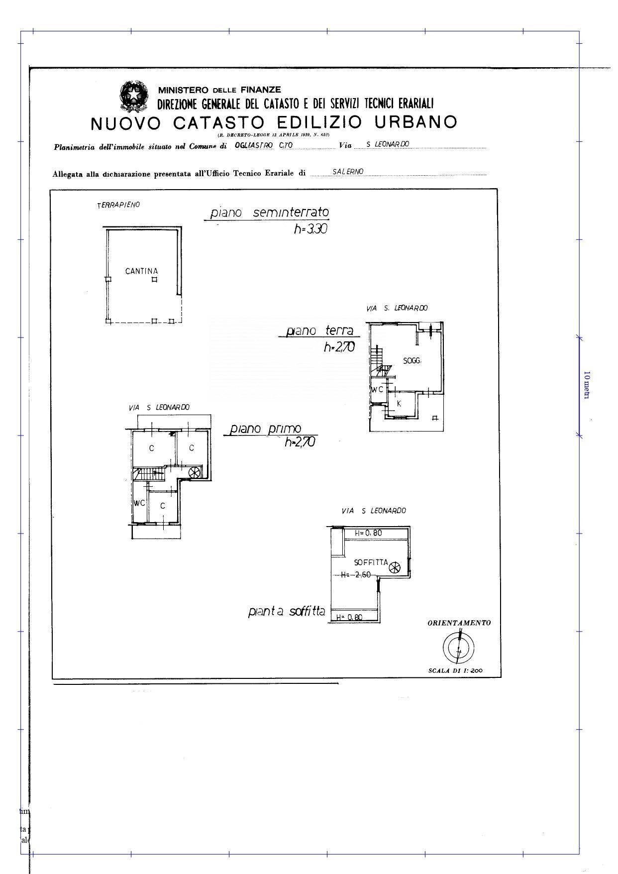 Foto 42 - Villa Via San Leonardo
 
111, Ogliastro Cilento - planimetria 1
