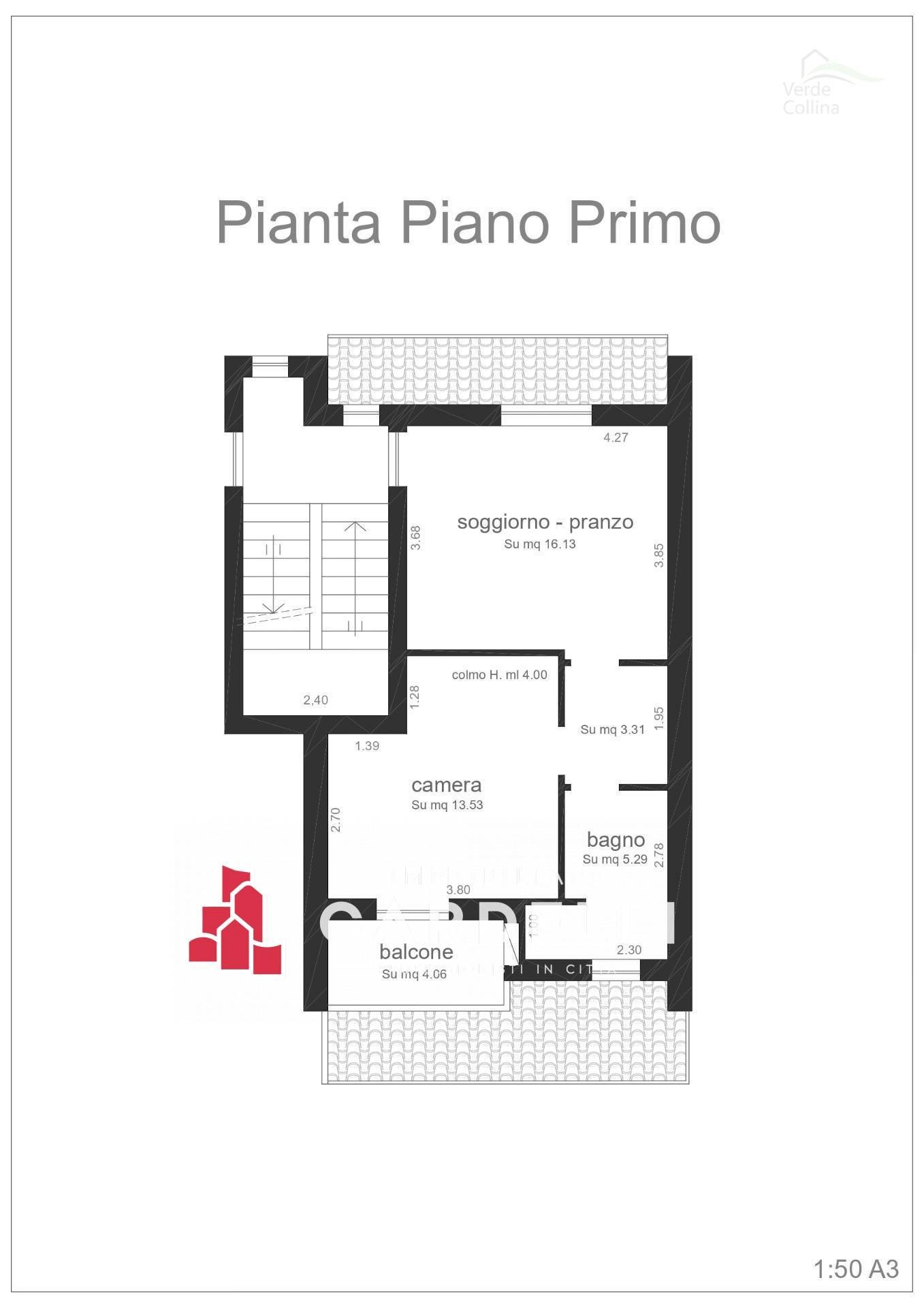 Foto 3 - Bilocale Via Celeste, Sant'Elpidio a Mare - planimetria 1