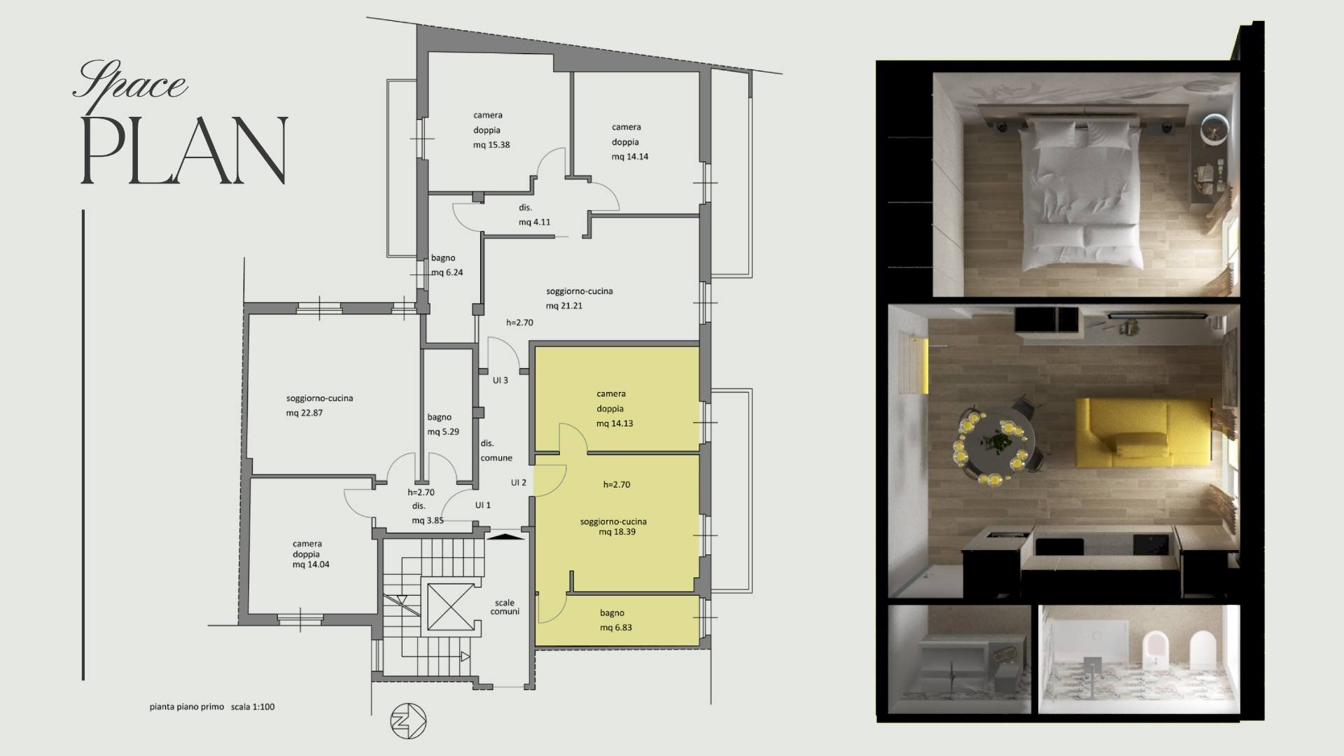 Foto 1 - Bilocale Corso Garibaldi, Civitanova Marche - planimetria 1