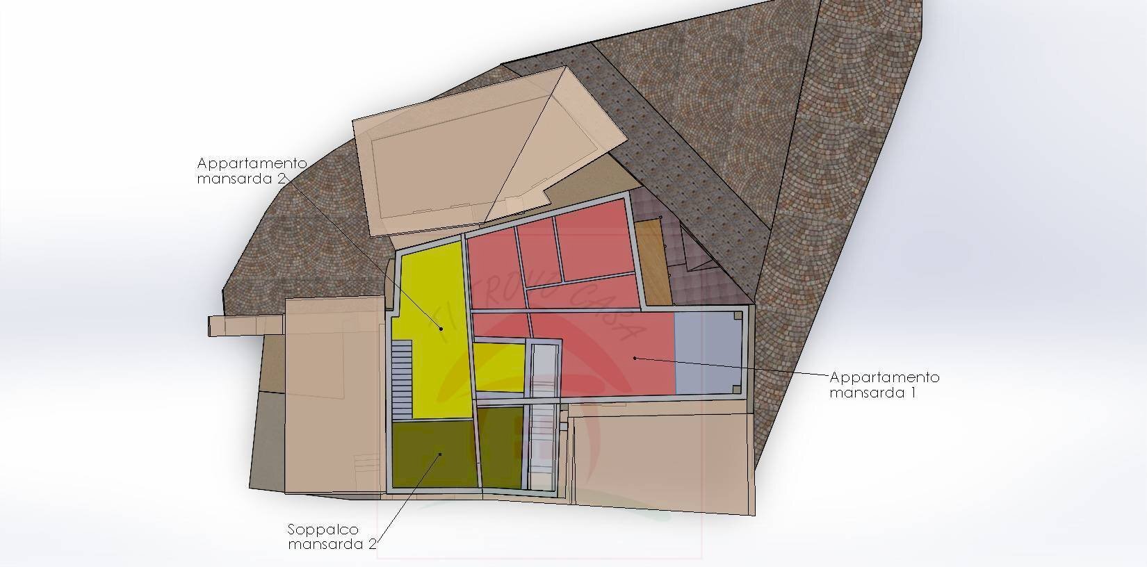 Foto 4 - Villa a Schiera Cembra Lisignago - planimetria 1