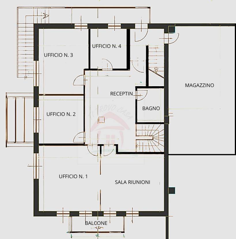Foto 26 - Ufficio Cembra Lisignago, Cembra Lisignago - planimetria 1
