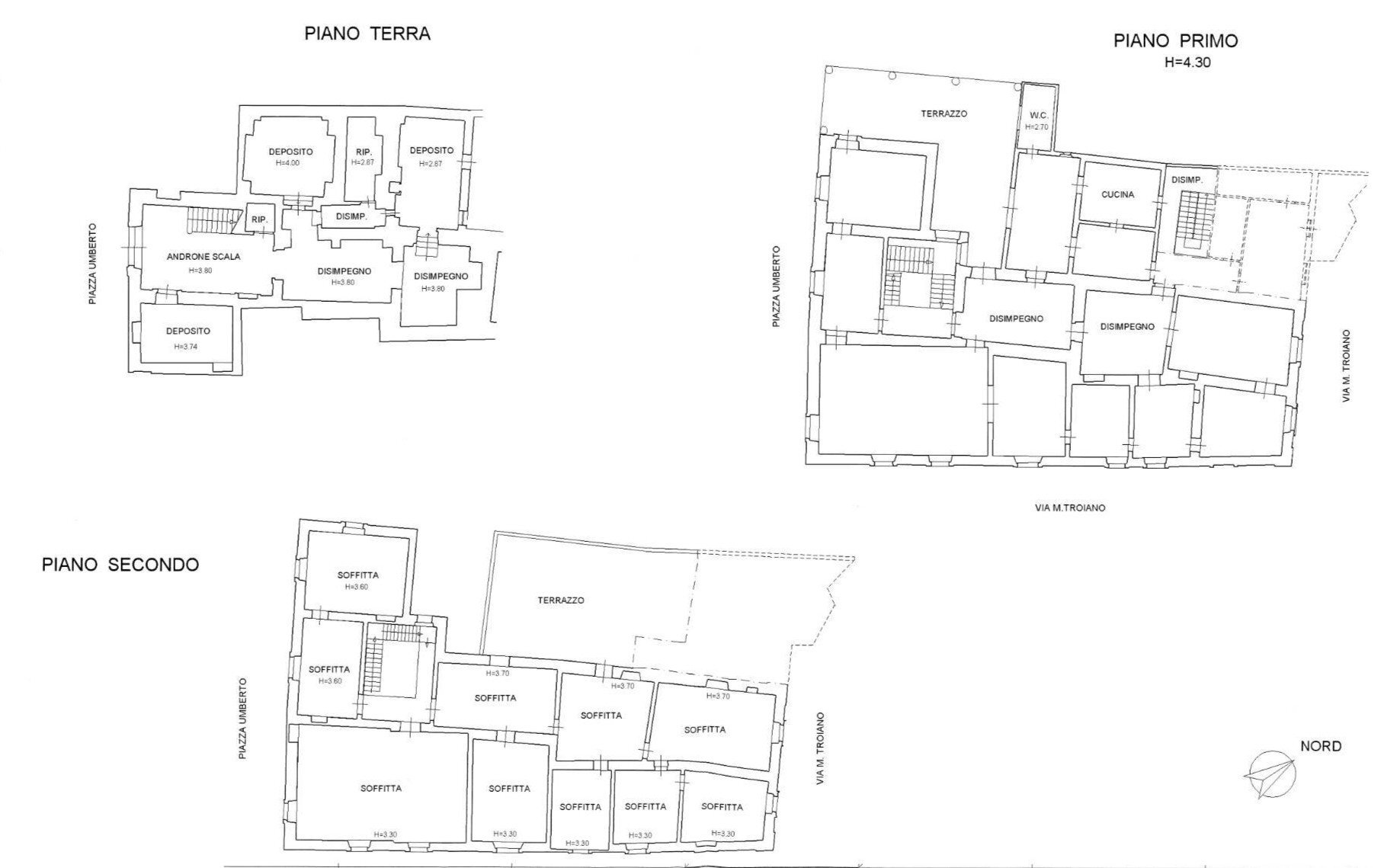 Foto 73 - Stabile - Palazzo Piazza Umberto I
 
13, Rutigliano - planimetria 1