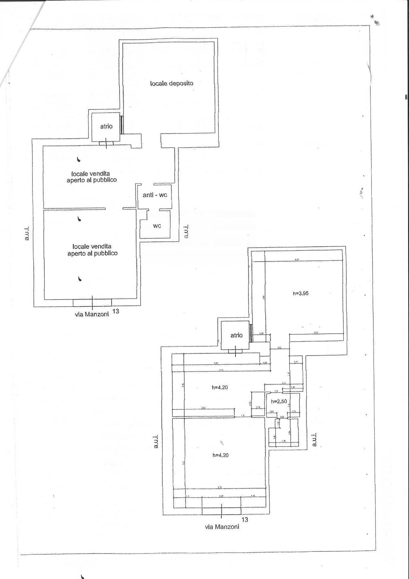 Foto 8 - Locale Commerciale Via Manzoni
 
11, Mola di Bari - planimetria 1