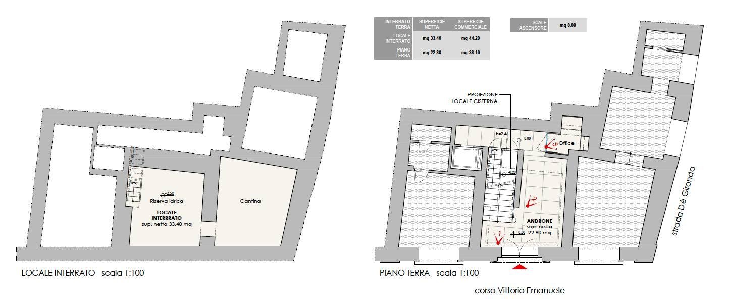 Foto 38 - Stable - Palace Corso Vittorio Emanuele II
 
27, Bari - floor plans 1