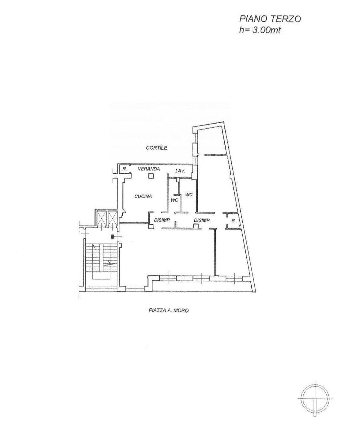 Foto 25 - Appartamento Piazza Aldo Moro
 
33 A, Bari - planimetria 1