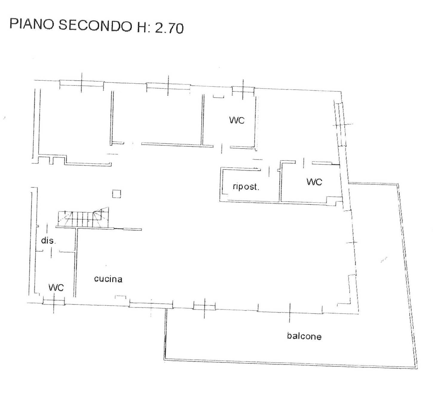 Foto 38 - Attico Via Papa Giovanni XIII, Verdello - planimetria 1