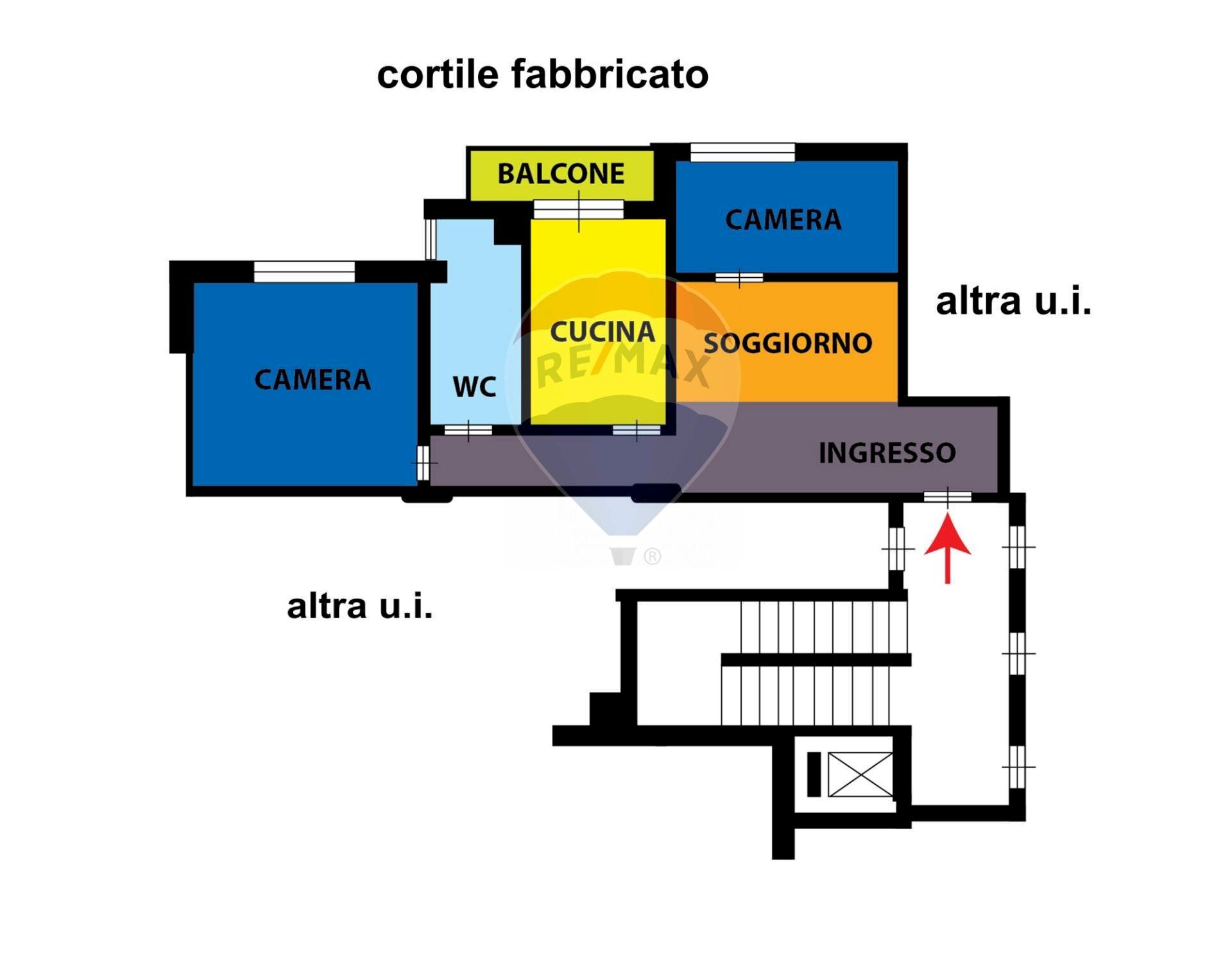 Pianta 2D - Two-room apartment Via Filippo Palizzi
 
15, Casavatore - photo 2