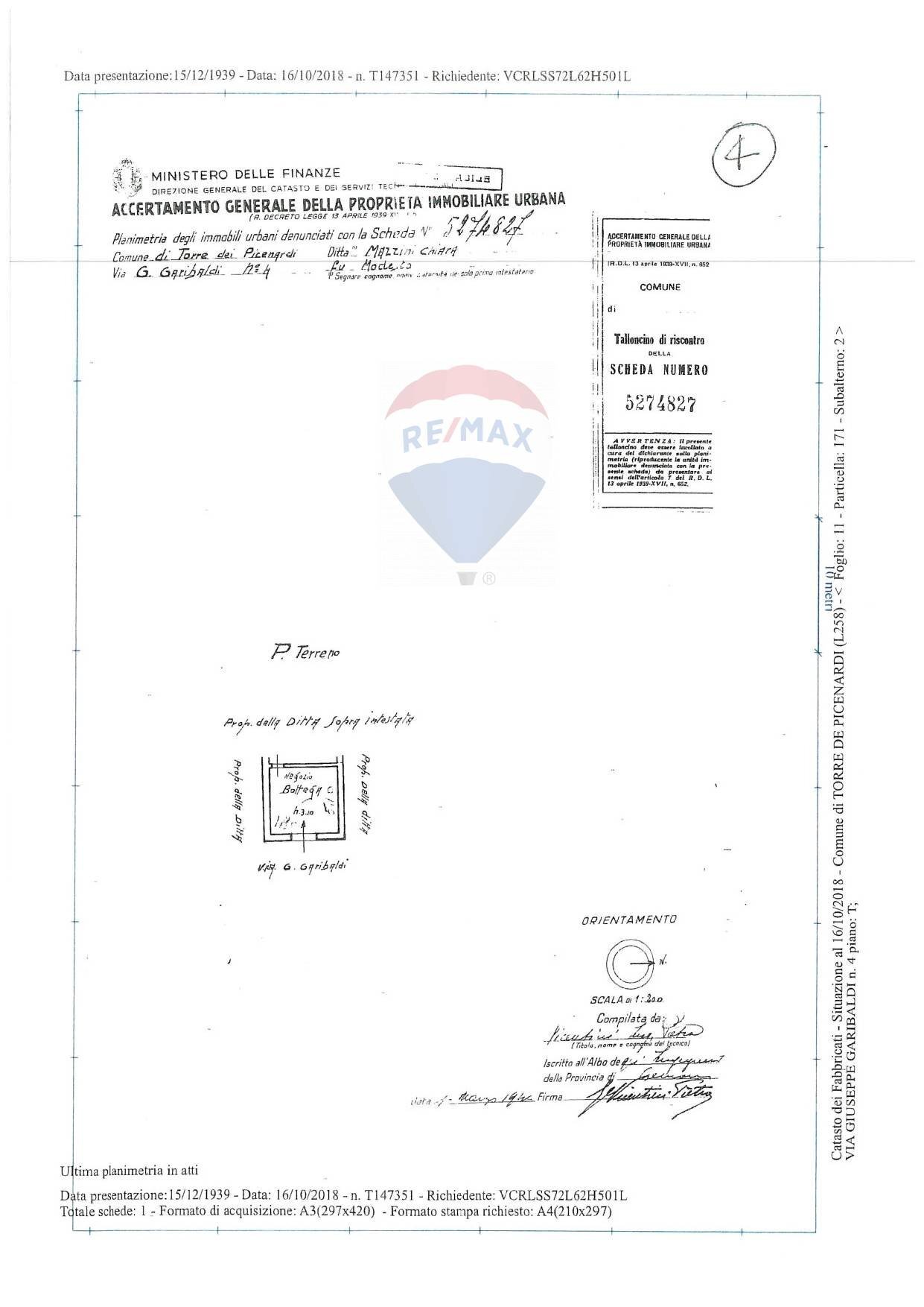Pianta 2D - Appartamento Via Garibaldi
 
2, Torre de' Picenardi - planimetria 1