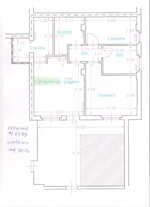 Foto 19 - Four-room apartment toti, San Benedetto del Tronto - floor plans 1