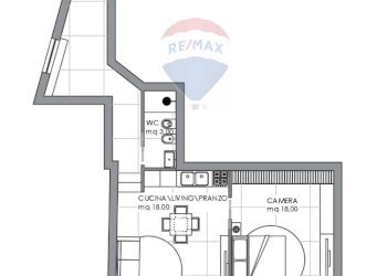 Pianta 2D - Trilocale Marano di Napoli - foto 17