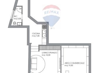 Pianta 2D - Trilocale Marano di Napoli - foto 25