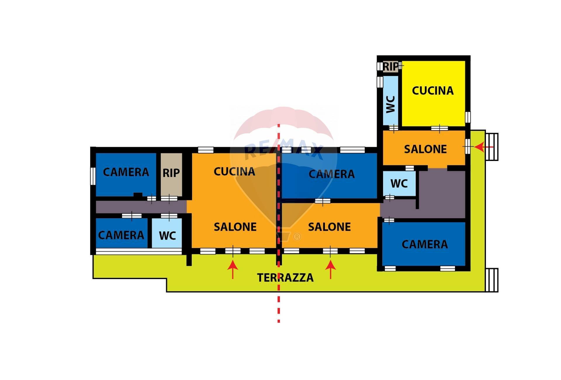 Pianta 2D - Casa indipendente Via Traversa Campanova, Pozzuoli - foto 2