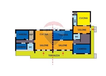 Pianta 2D - Casa indipendente Via Traversa Campanova, Pozzuoli - foto 2