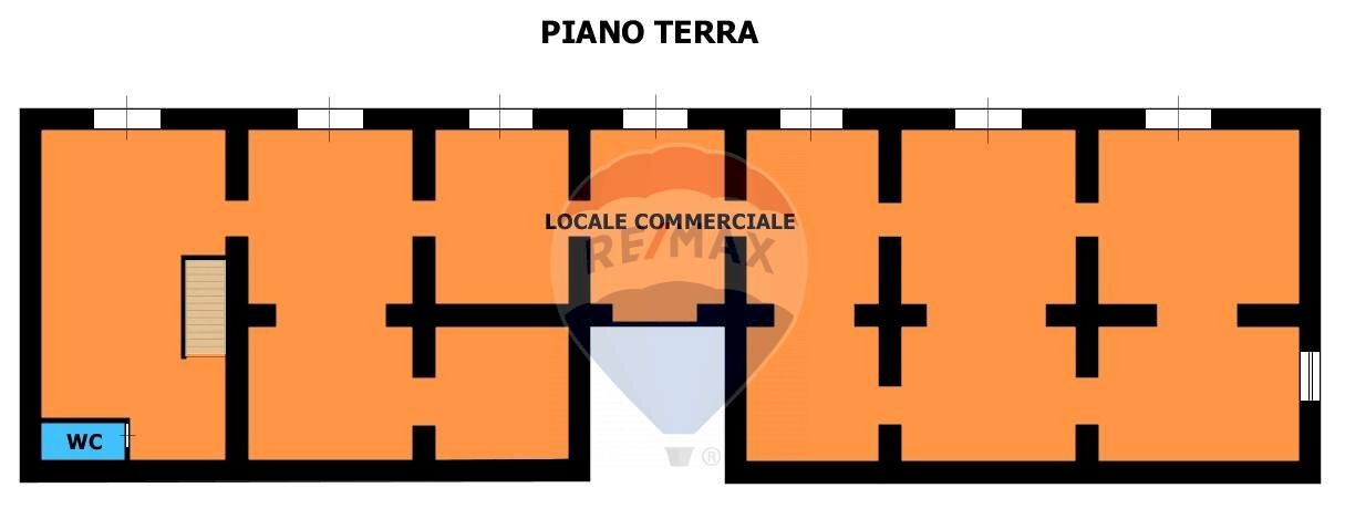 Pianta 2D - Commercial Premises Napoli - floor plans 1