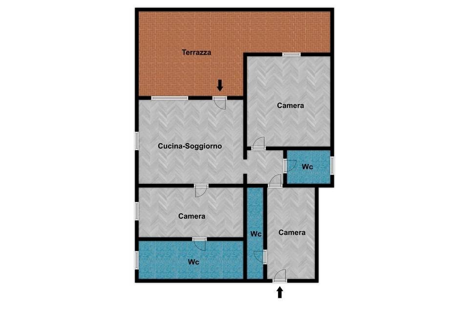 Foto 36 - Villa Via Zubebi
 
13, Pantelleria - floor plans 1