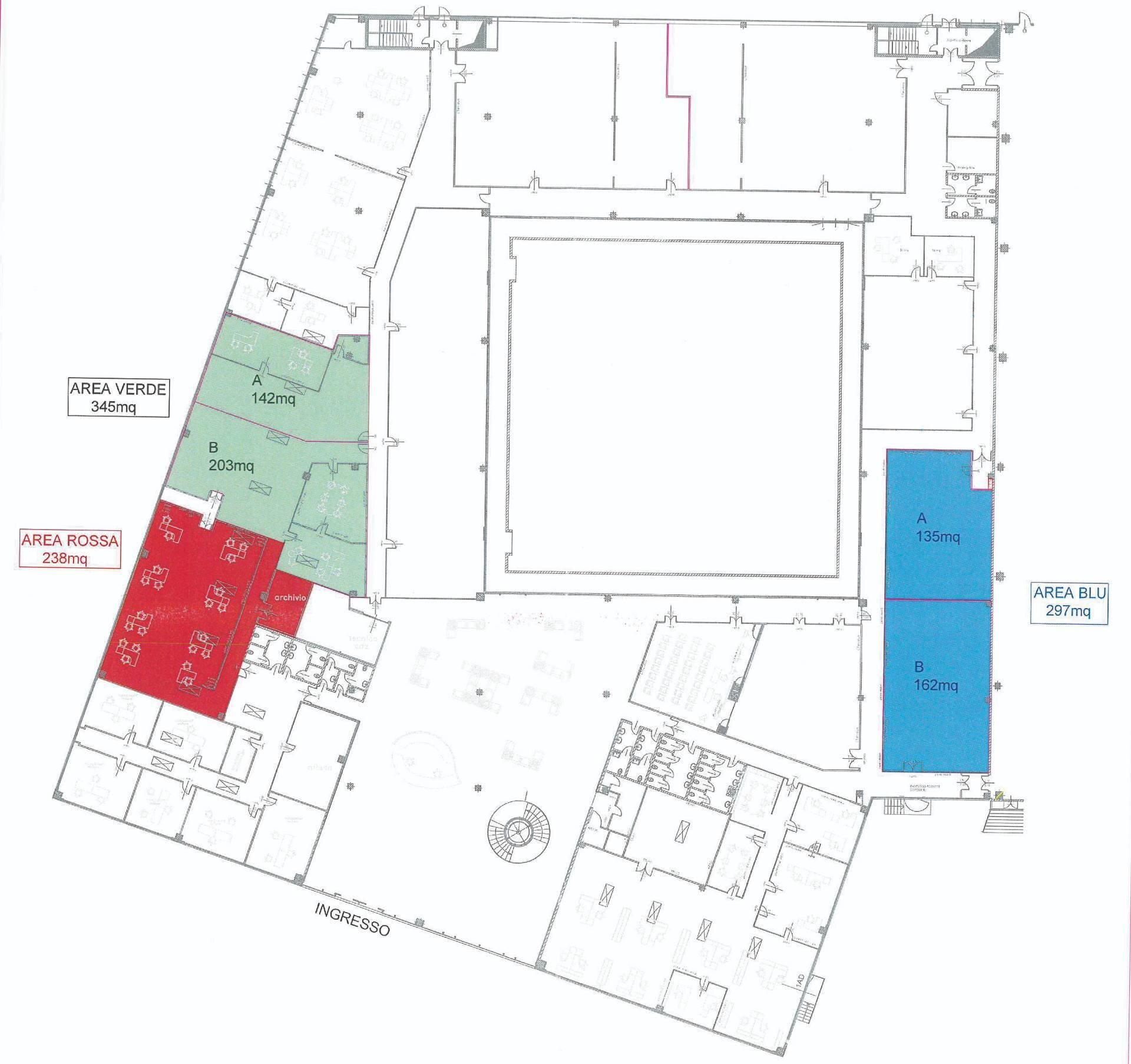 Foto 2 - Office Via Tetti Dell'Oleo, Borgaro Torinese - floor plans 1