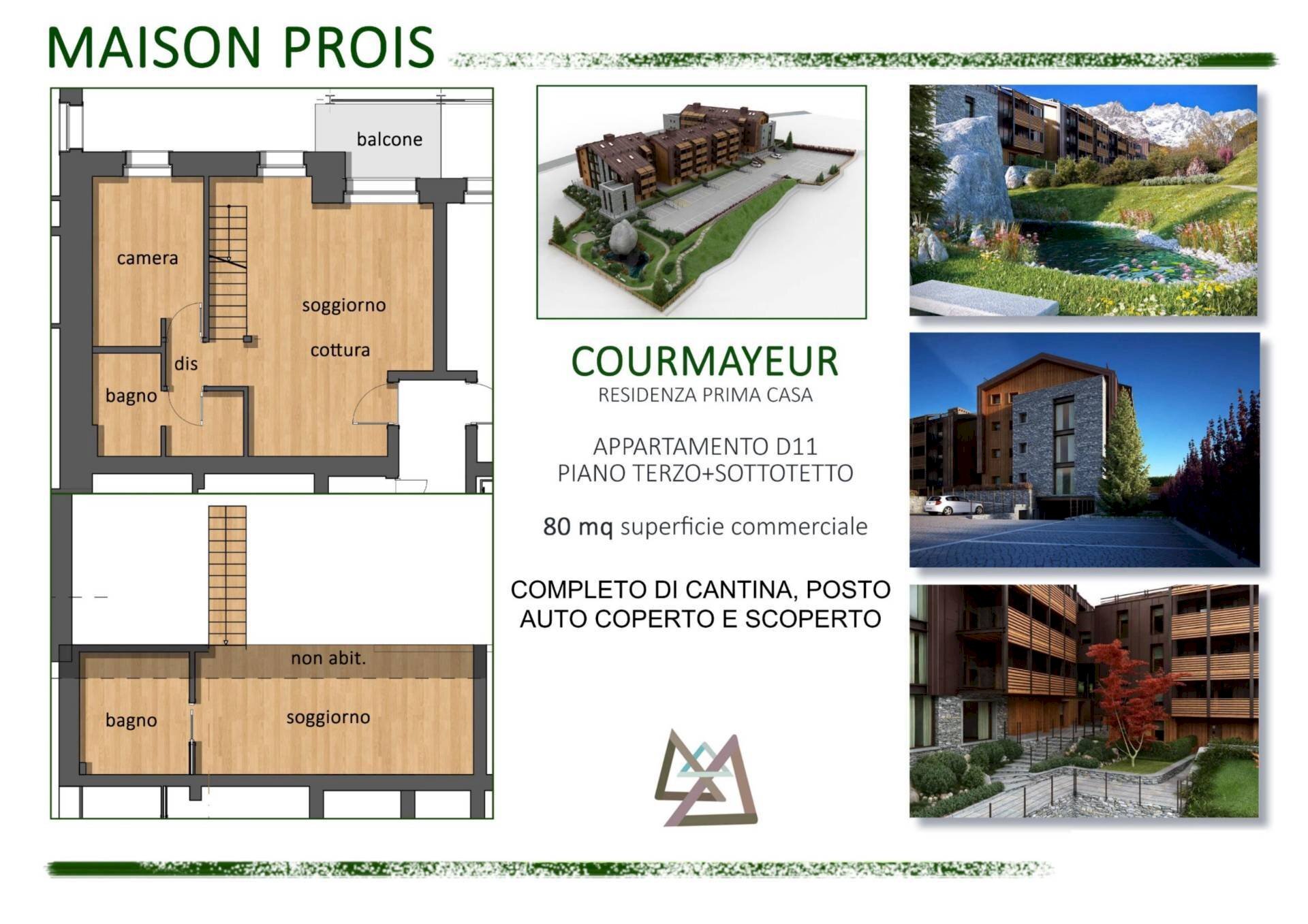 Foto 2 - Three-room apartment Strada Larzey, Courmayeur - photo 2
