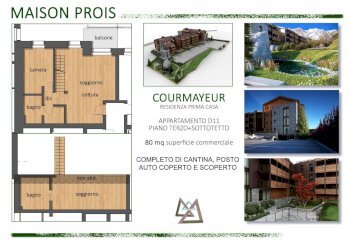 Foto 2 - Trilocale Strada Larzey, Courmayeur - foto 2