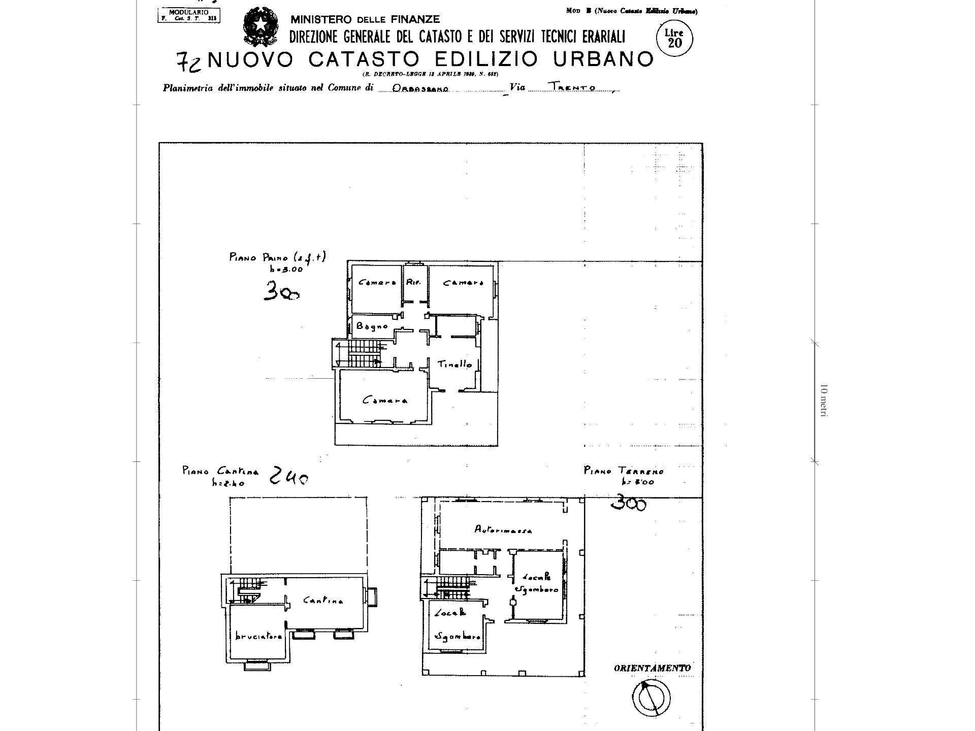 Foto 35 - Villa Via Trento, Orbassano - planimetria 1