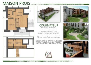 Foto 2 - Trilocale Strada Larzey, Courmayeur - foto 2