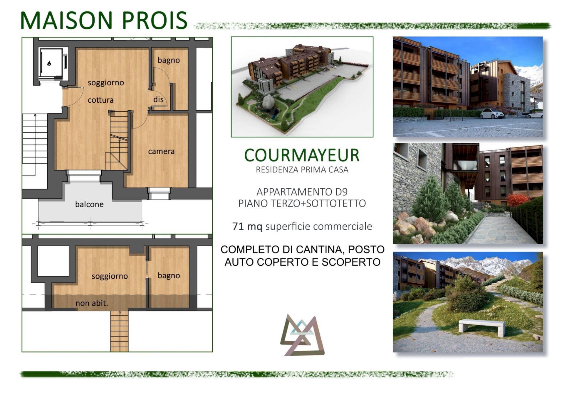 Foto 2 - Three-room apartment Strada Larzey, Courmayeur - photo 2