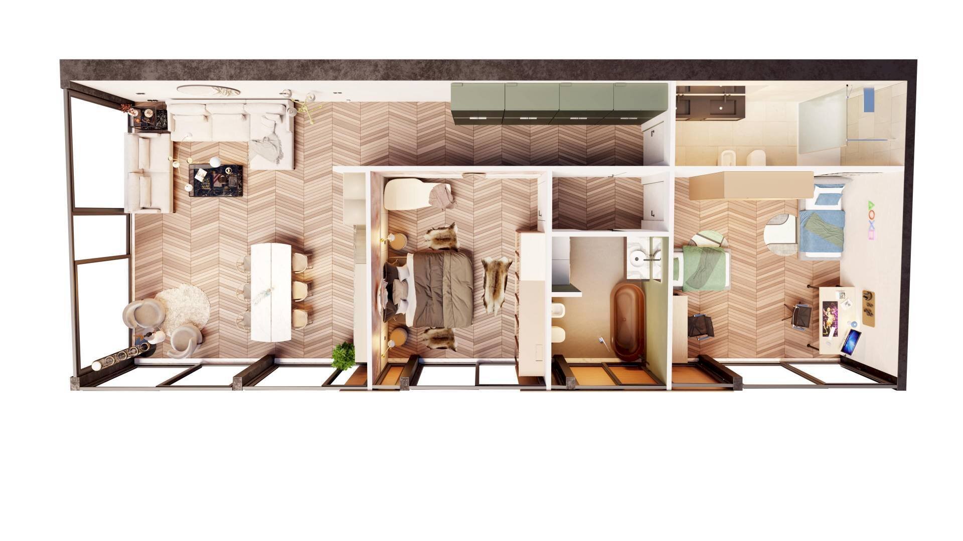 Foto 30 - Villa Strada Comunale Santa Margherita, Torino - floor plans 1
