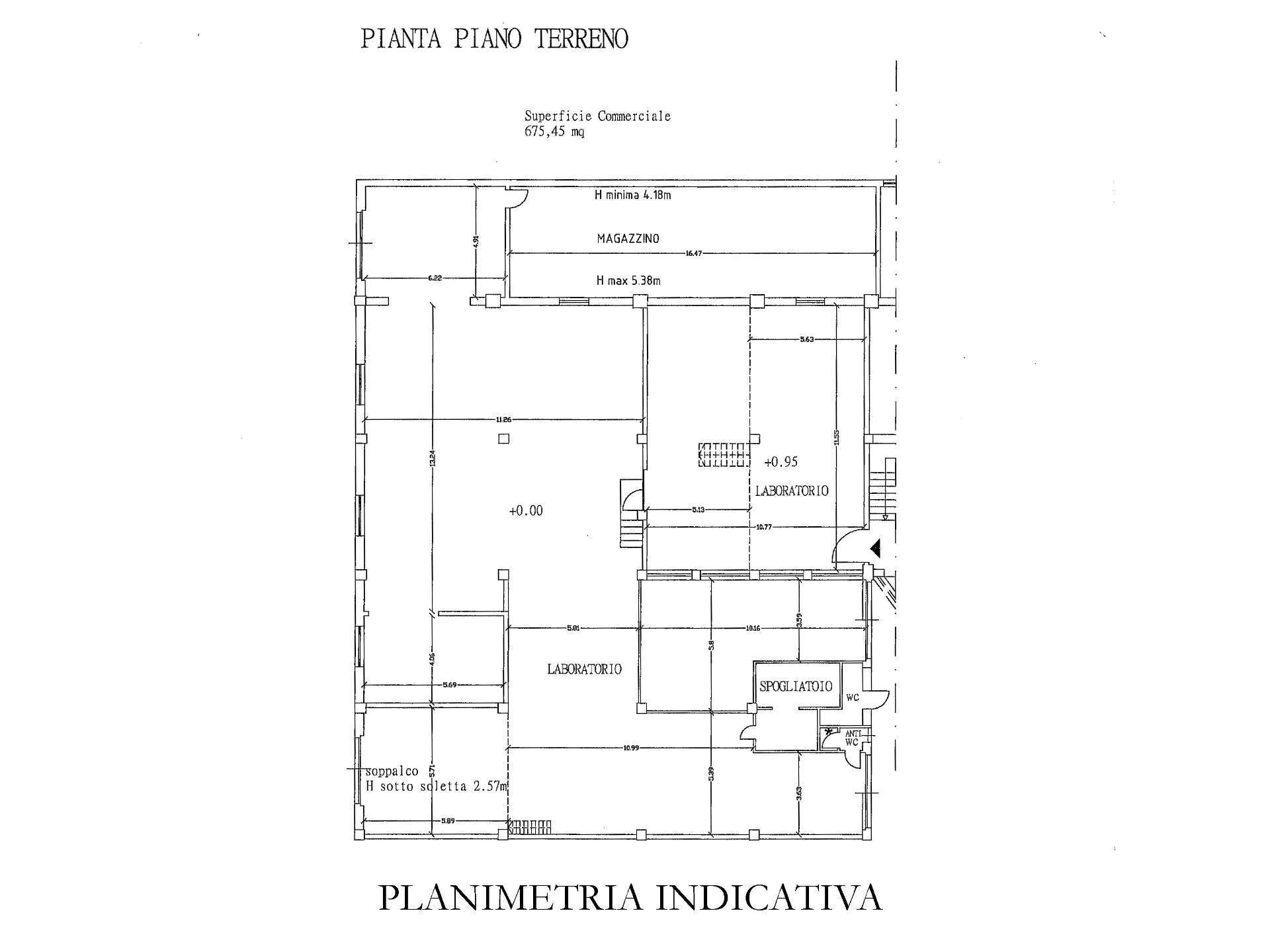 Foto 20 - Locale Commerciale Via Valprato, Torino - planimetria 1