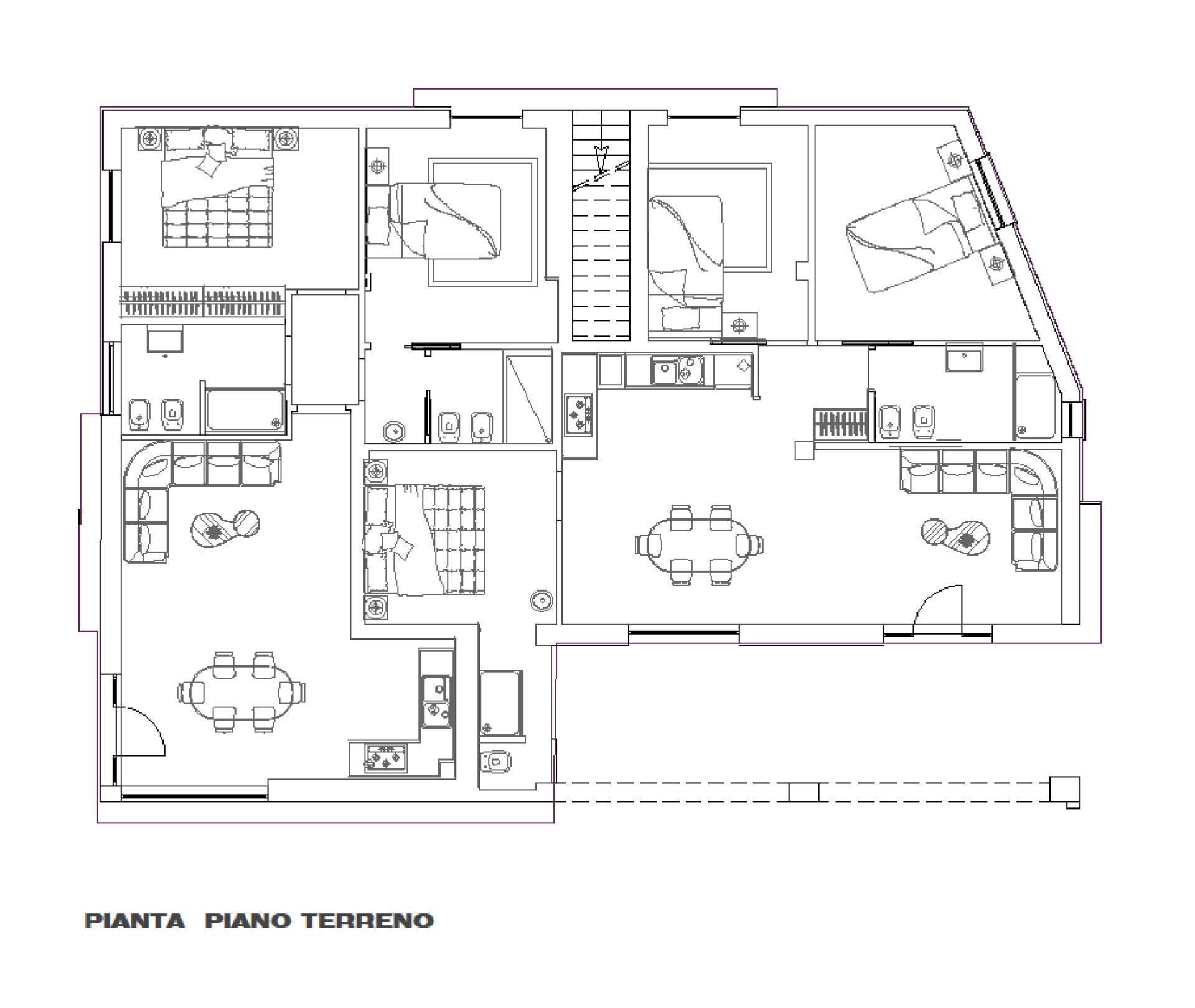 Foto 8 - Trilocale Via Aurelia, Andora - planimetria 1