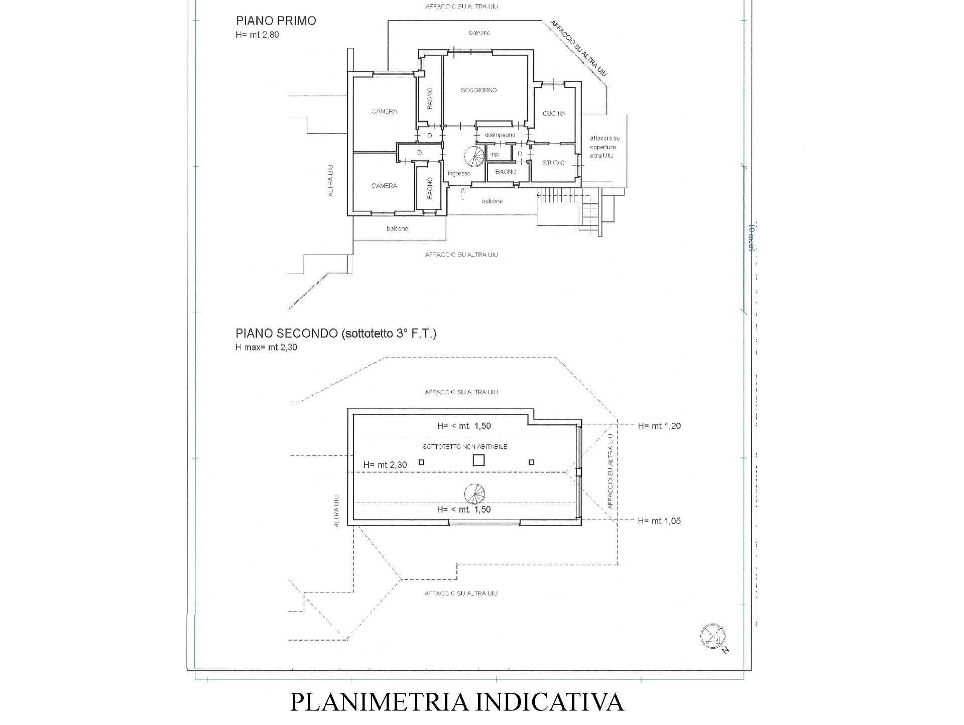 Foto 43 - Appartamento Via Rotta Golf, Fiano - planimetria 1