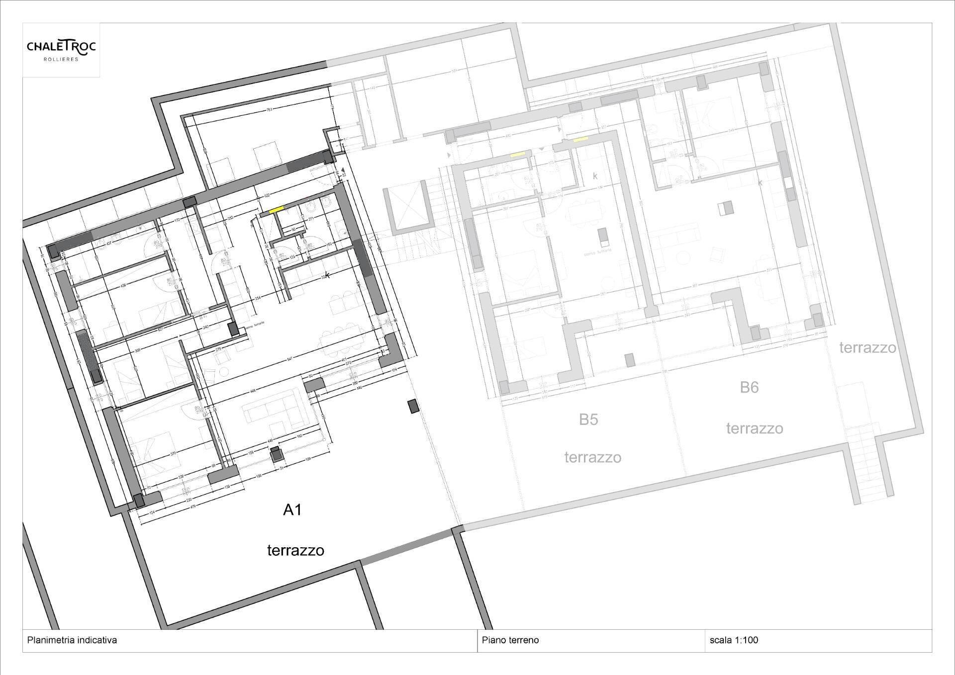 Foto 14 - Quadrilocale Strada Antica per Busson, Sauze di Cesana - planimetria 1