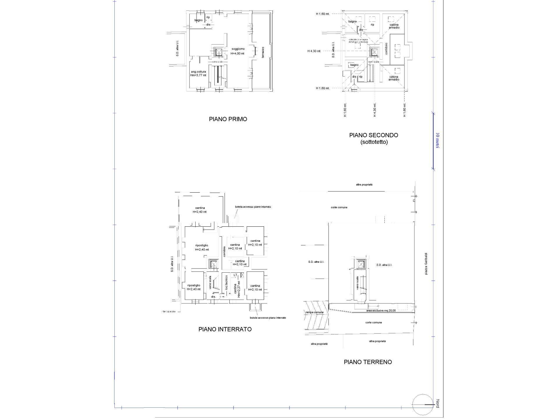 Foto 45 - Villa Piazza Giuseppe Garibaldi, Chivasso - planimetria 1