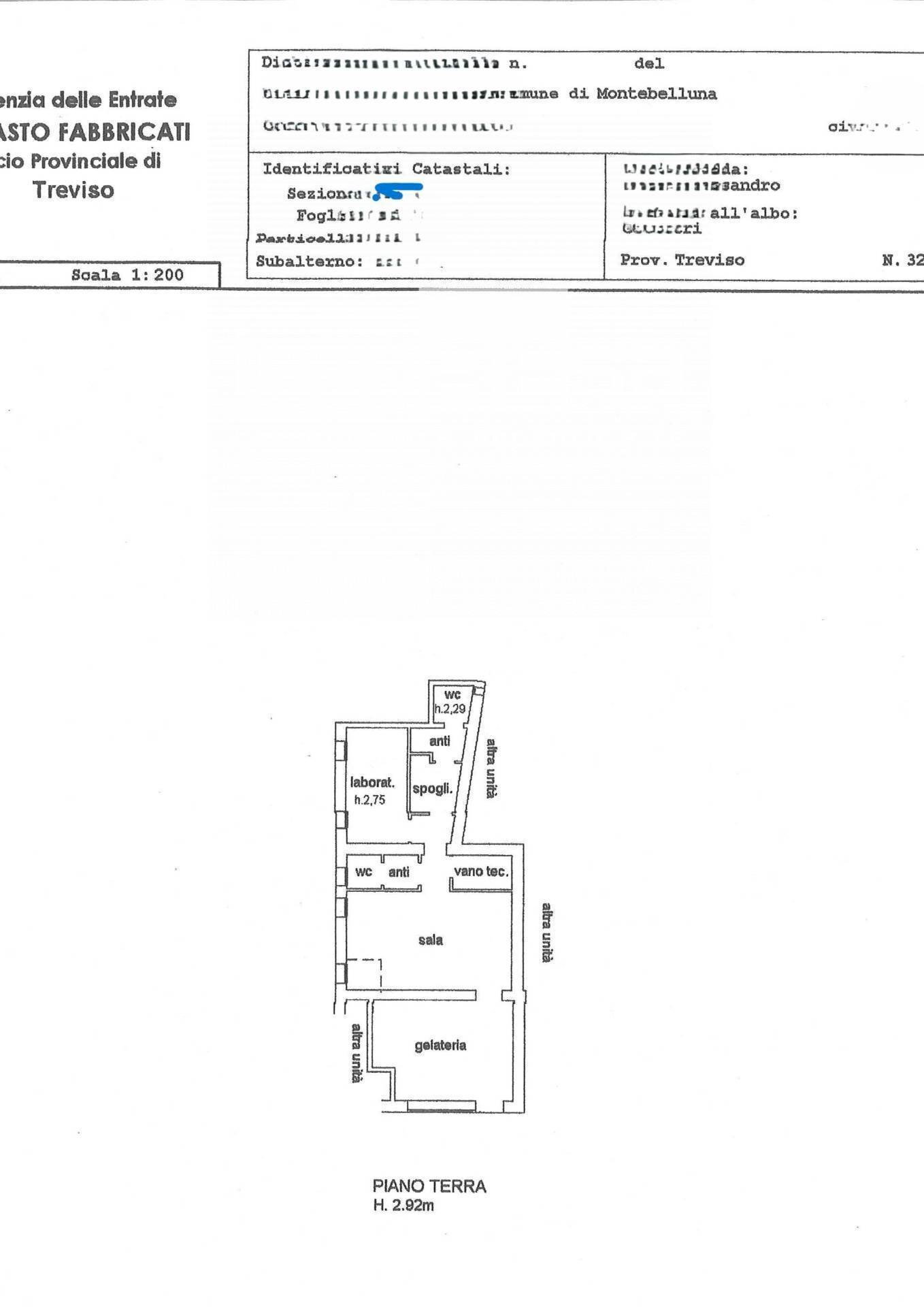 Foto 24 - Negozio via Bertolini
 
25, Montebelluna - planimetria 1