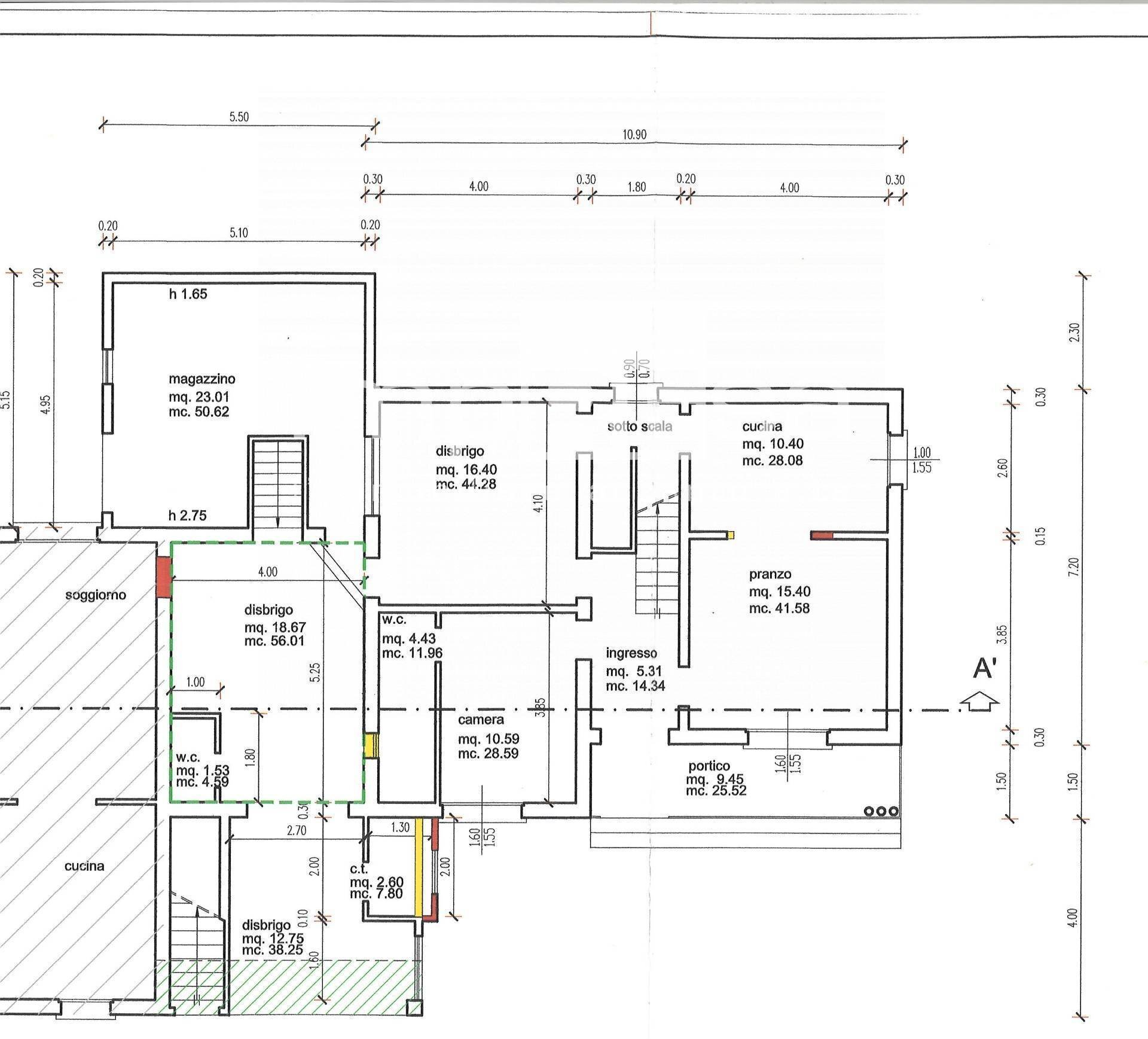 Foto 23 - Casa semi indipendente Via 2 Giugno
 
12, Trevignano - planimetria 1