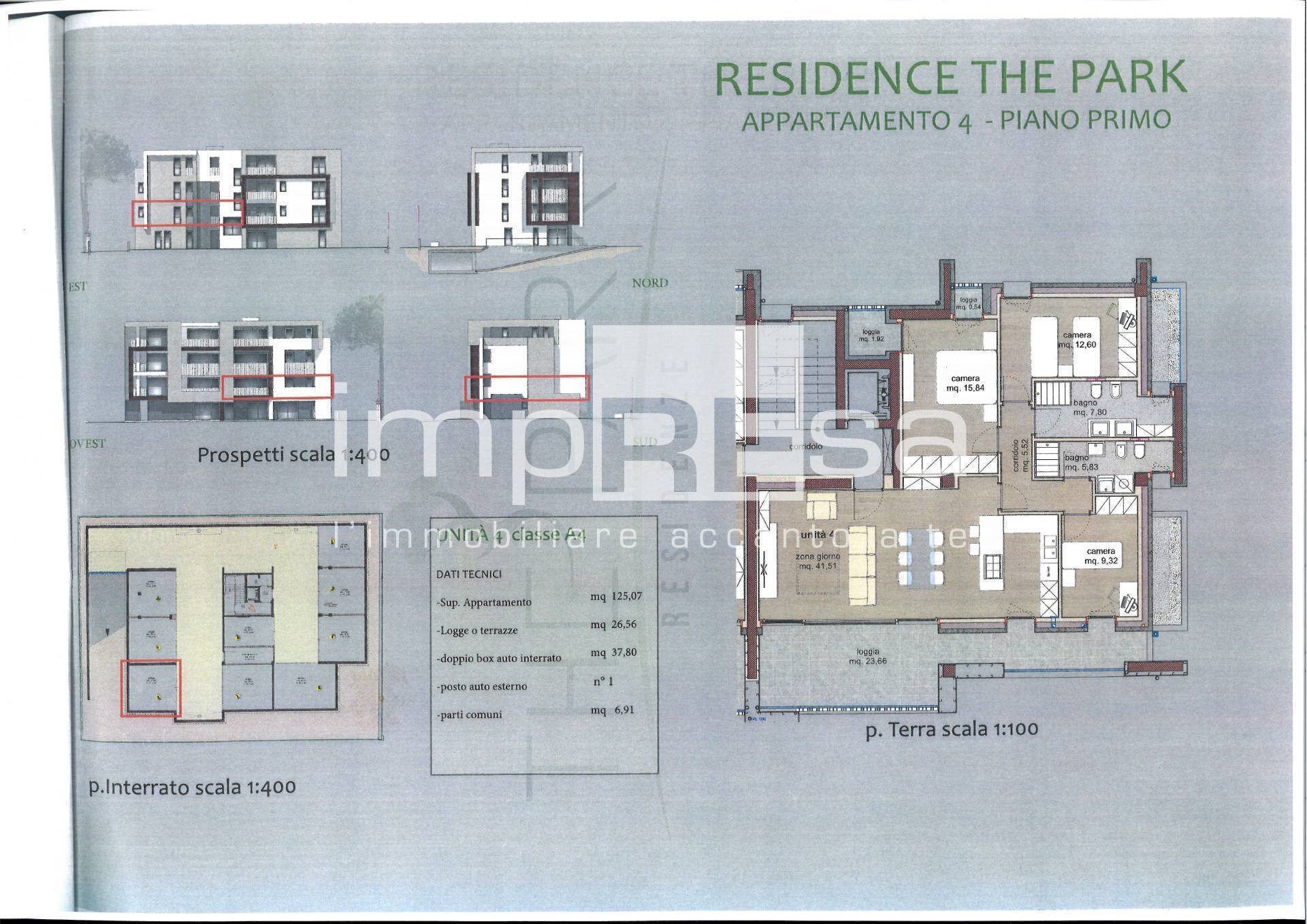 Foto 9 - Apartment via Manin
 
2, Montebelluna - floor plans 1