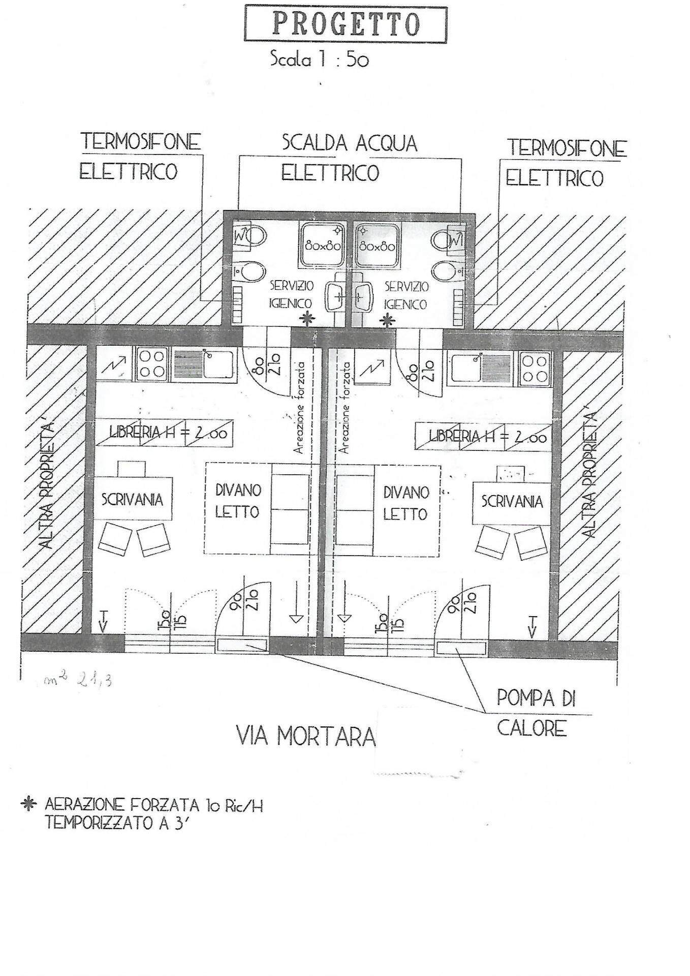Foto 2 - Office Via Mortara, Ferrara - floor plans 1