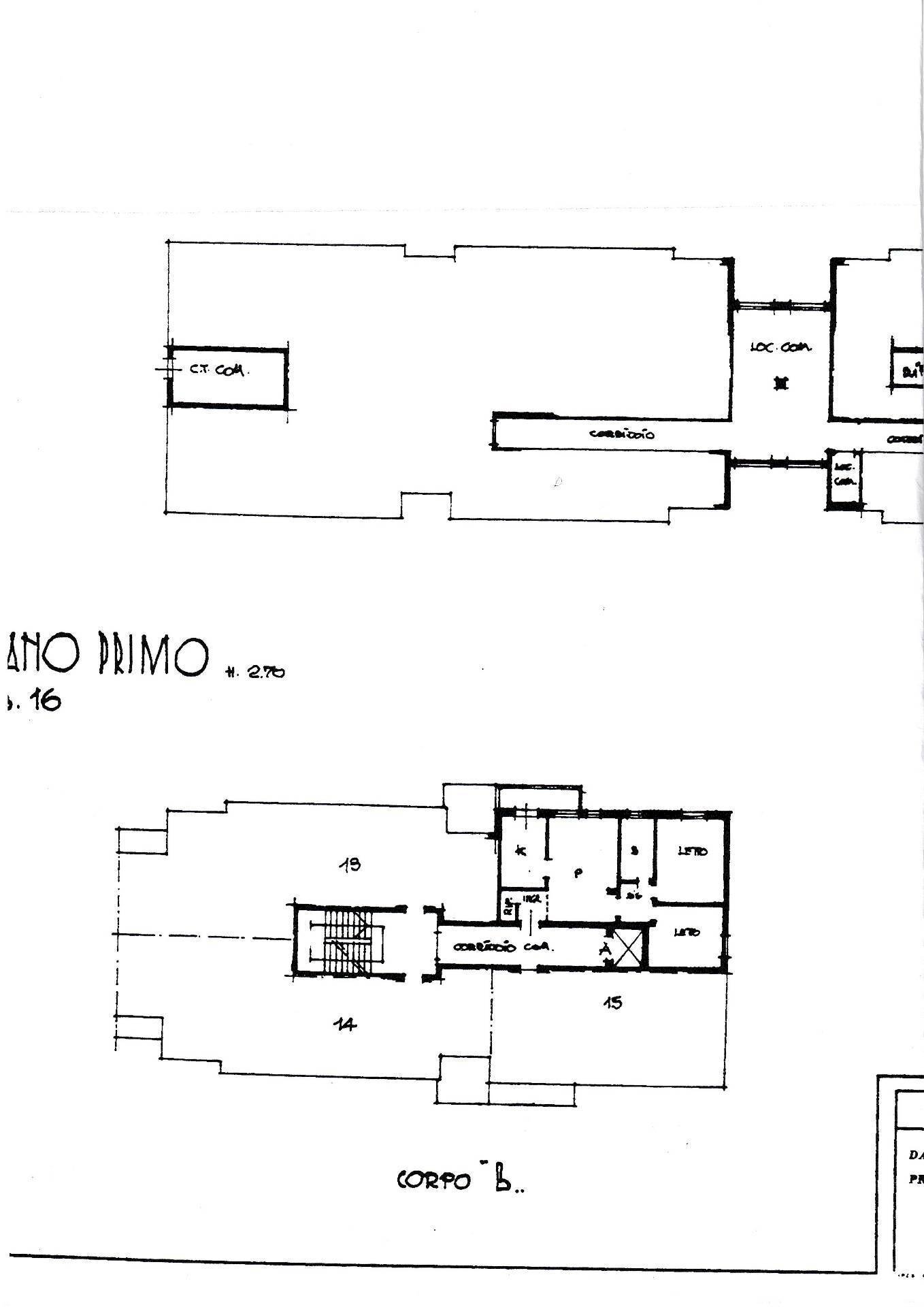 Foto 2 - Appartamento Vicolo Valle Secca, Ferrara - planimetria 1